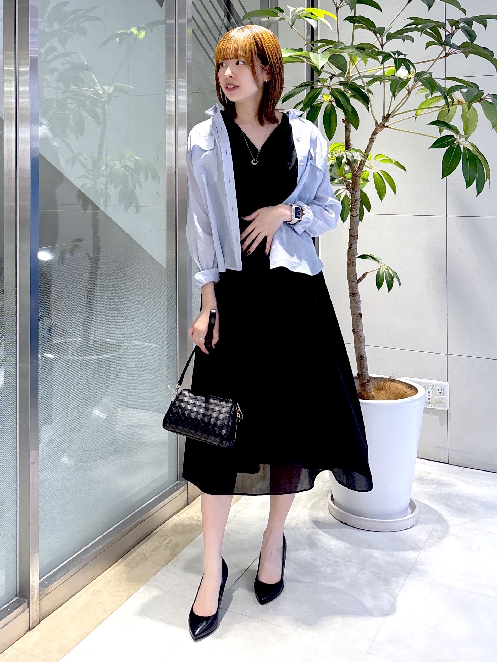 yukaさんの「UNTITLED｜【接触冷感】ドライタッチシャツ」を使ったコーディネート