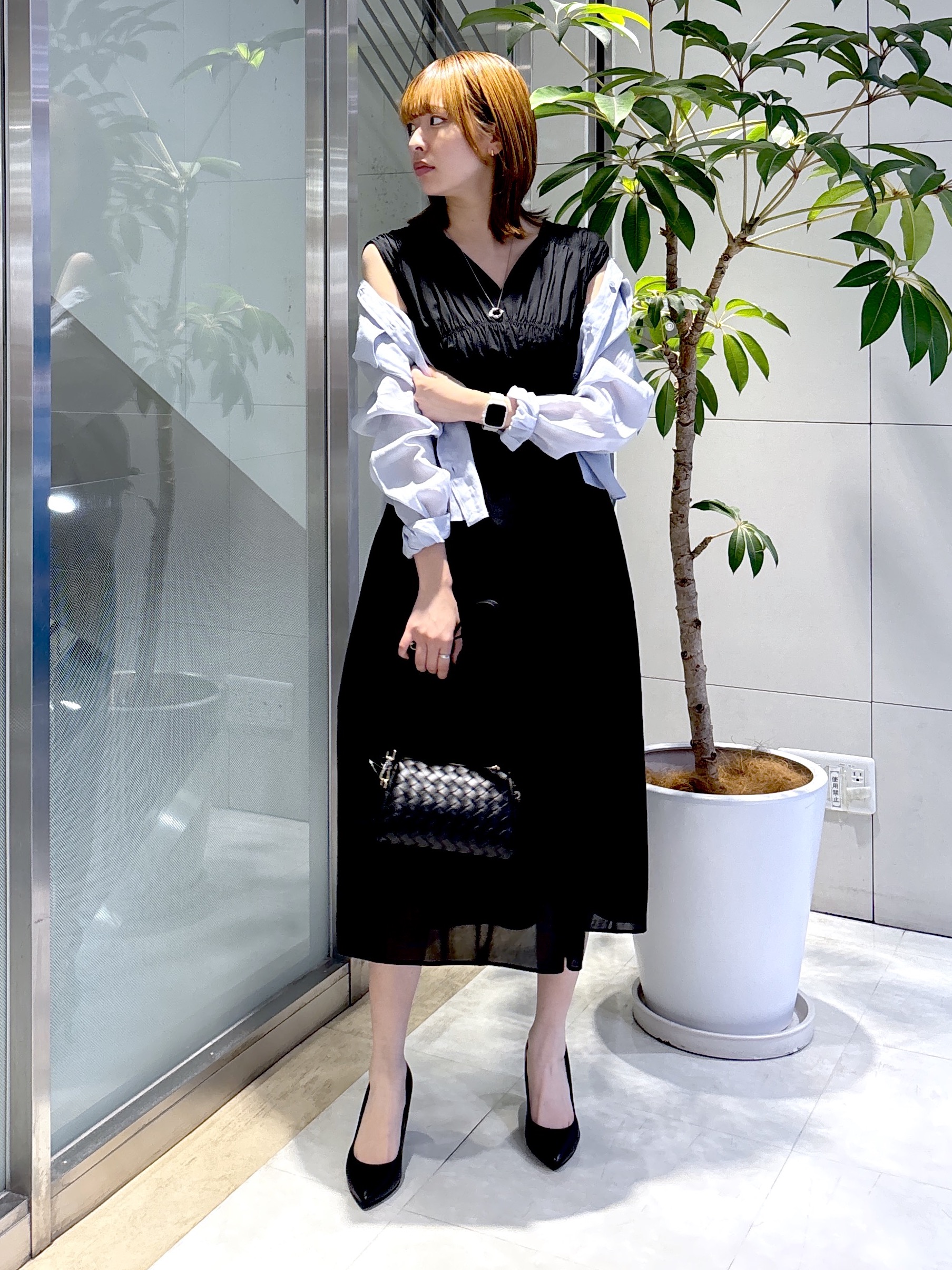 yukaさんの「UNTITLED｜【接触冷感】ドライタッチシャツ」を使ったコーディネート