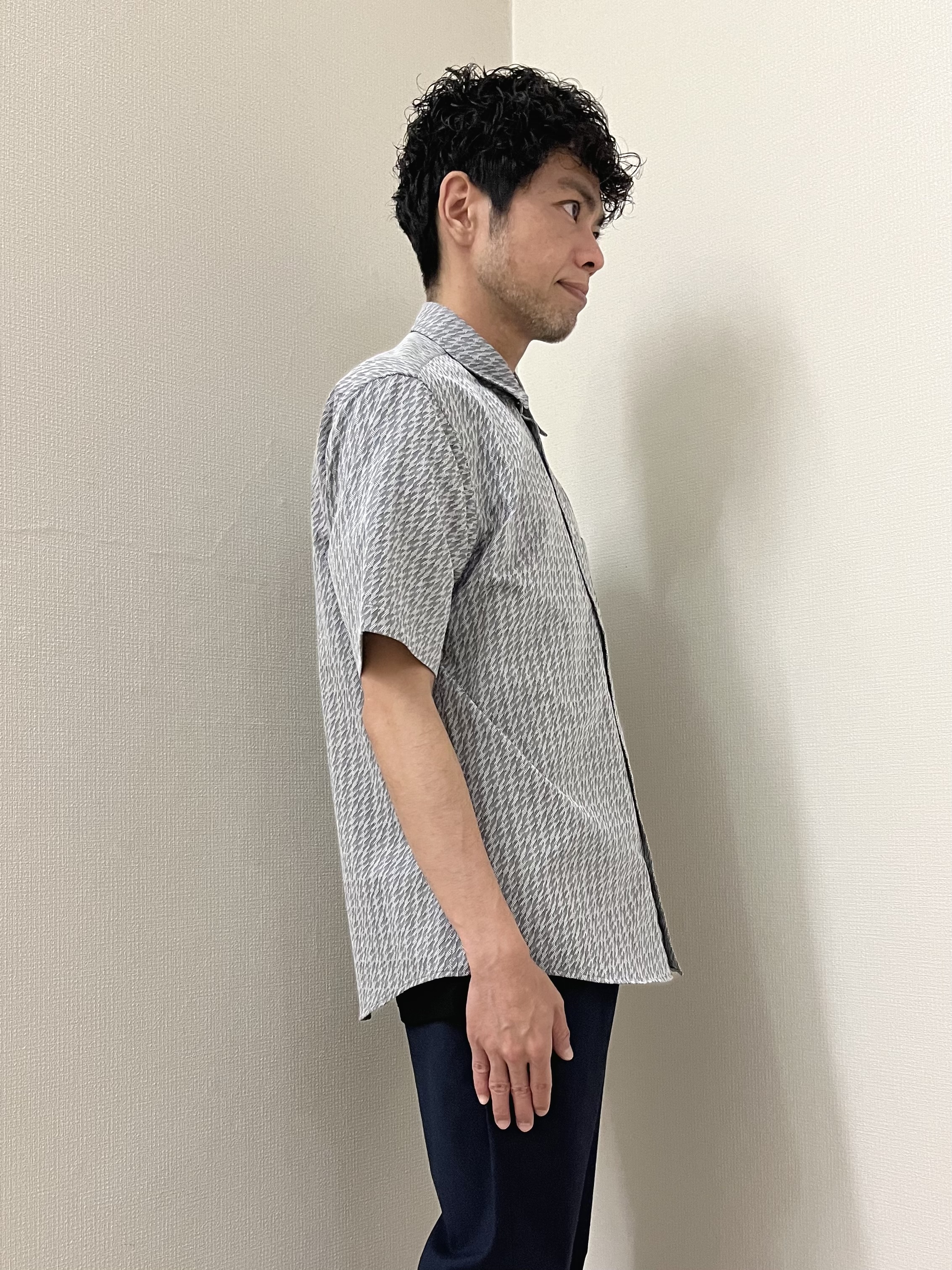 URAさんの「TAKEO KIKUCHI｜播州織り 千鳥 半袖シャツ」を使ったコーディネート