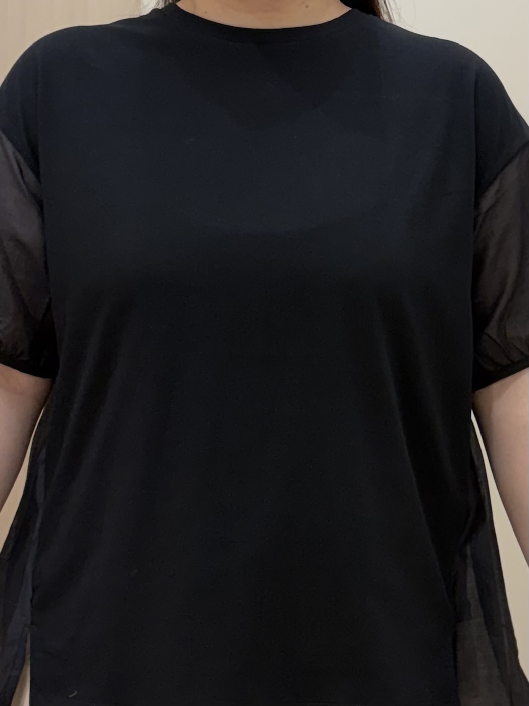 akariさんの「grove｜【UVカット】体型カバー叶う、バックプリーツTシャツ」を使ったコーディネート