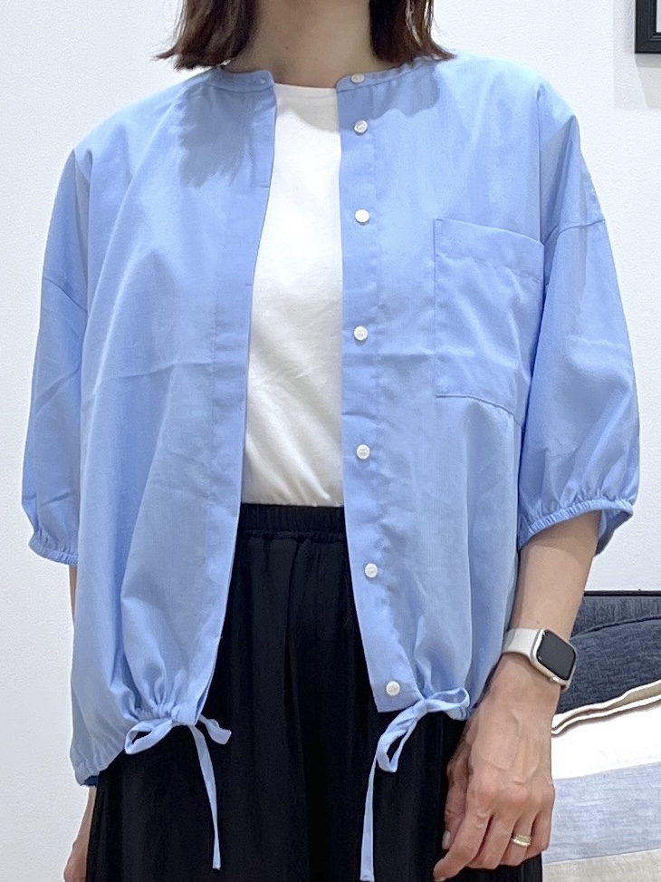 canaさんの「Dessin｜【高通気/セットアップ可】ハーフスリーブドロストシャツブラウス」を使ったコーディネート
