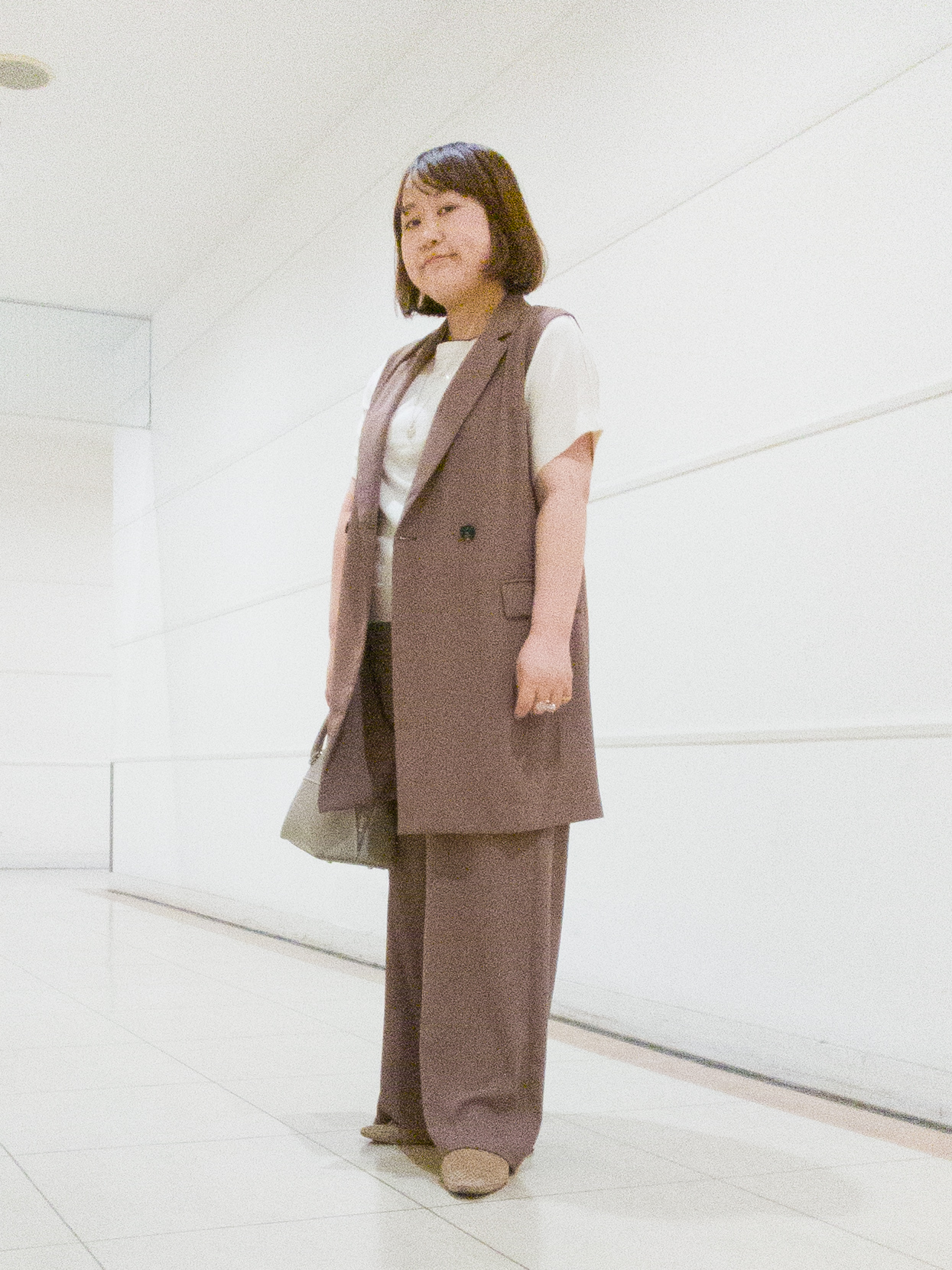 takedaさんの「UNTITLED｜【接触冷感／透湿／着る日傘】颯爽ジレジャケット」を使ったコーディネート