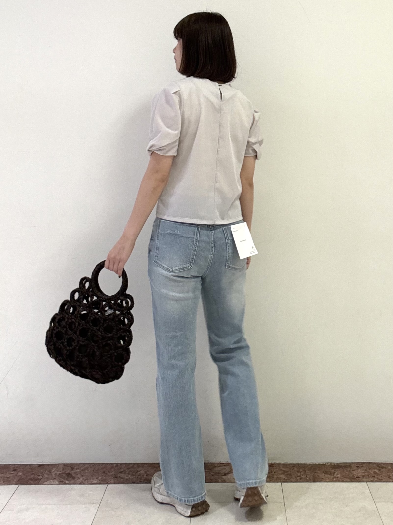 Itoさんの「OPAQUE.CLIP｜【吸水速乾】ストライプ調デザインスリーブトップス《洗濯機OK》」を使ったコーディネート