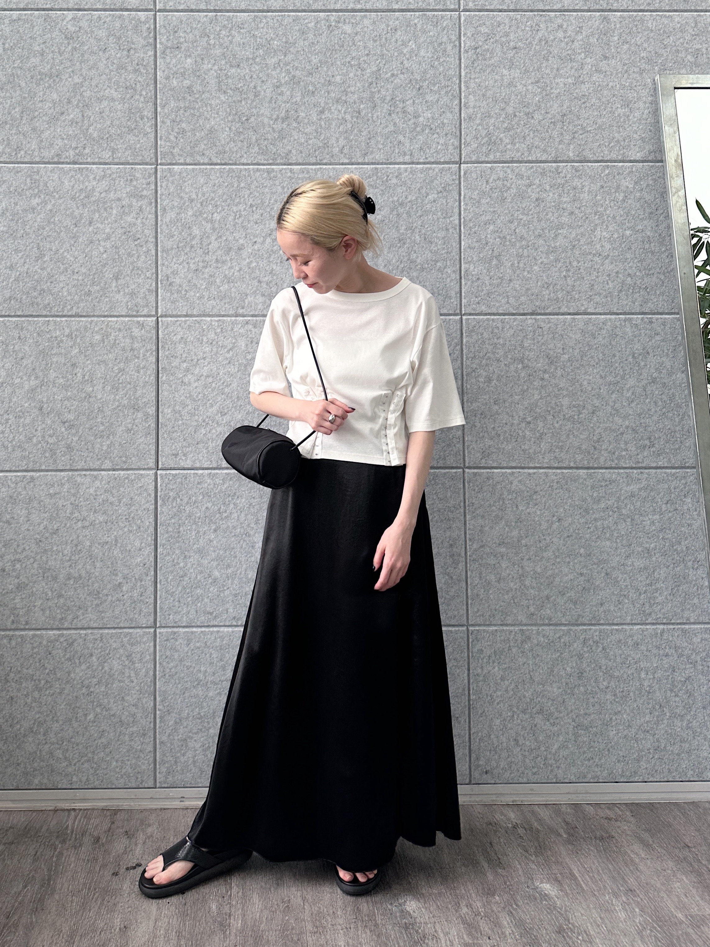 Buyer sakkoさんの「CODE A｜corset jersey tee」を使ったコーディネート