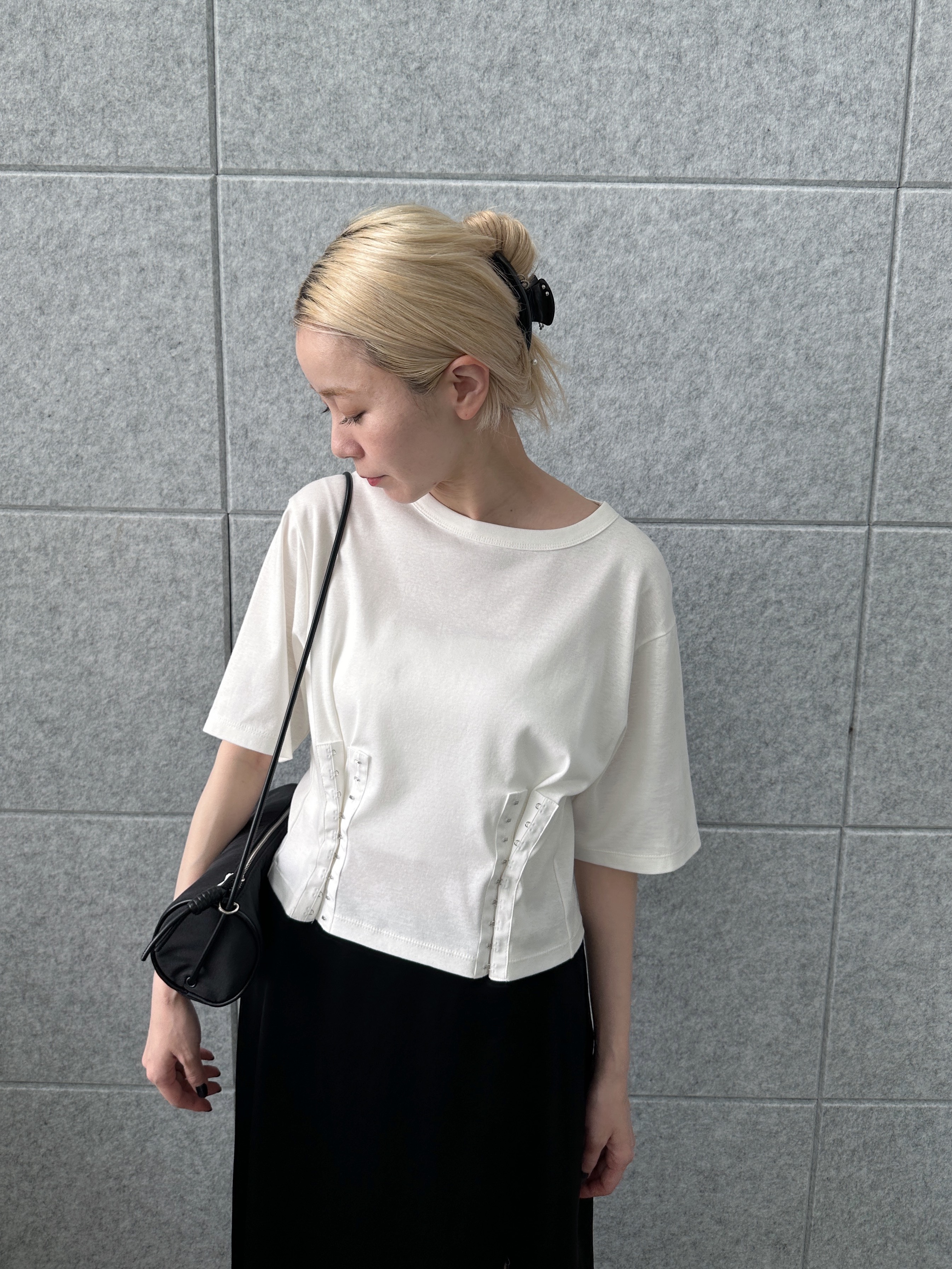 Buyer sakkoさんの「CODE A｜corset jersey tee」を使ったコーディネート