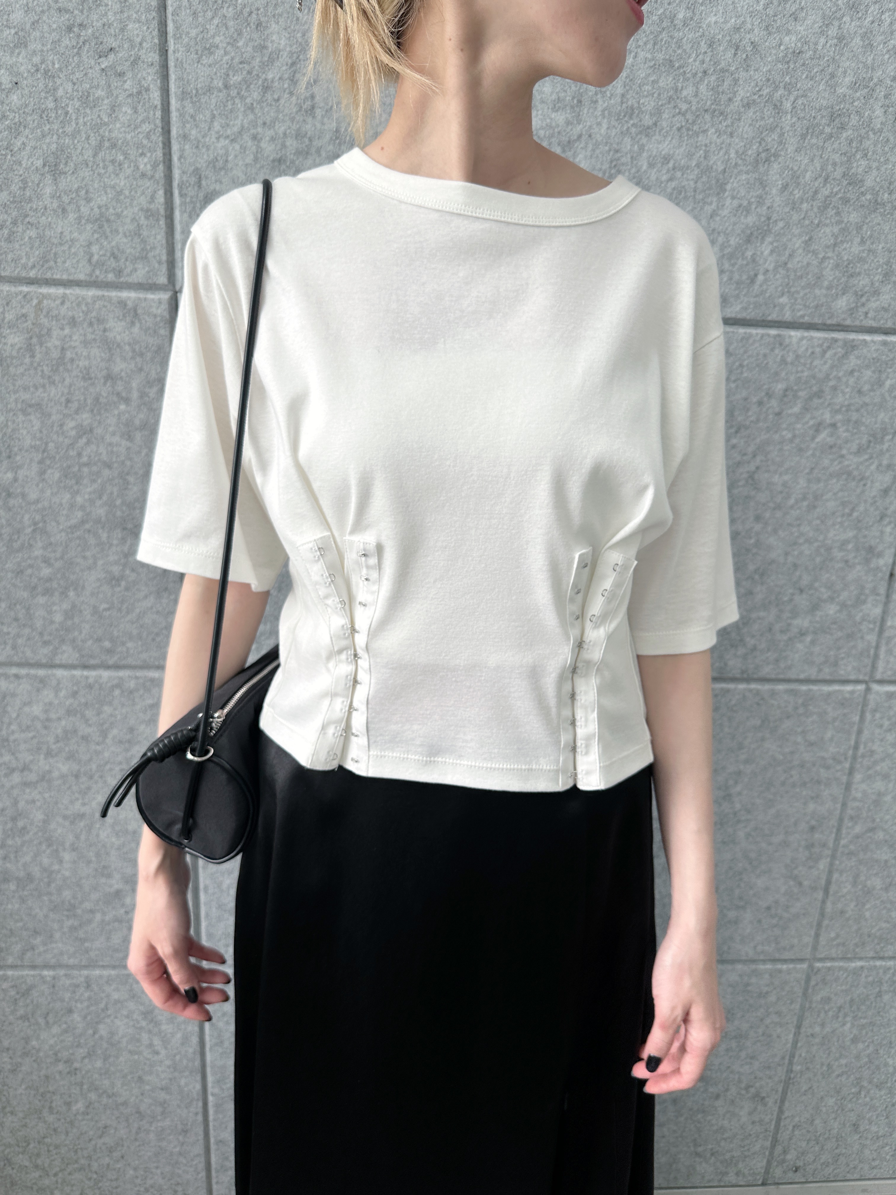 Buyer sakkoさんの「CODE A｜corset jersey tee」を使ったコーディネート