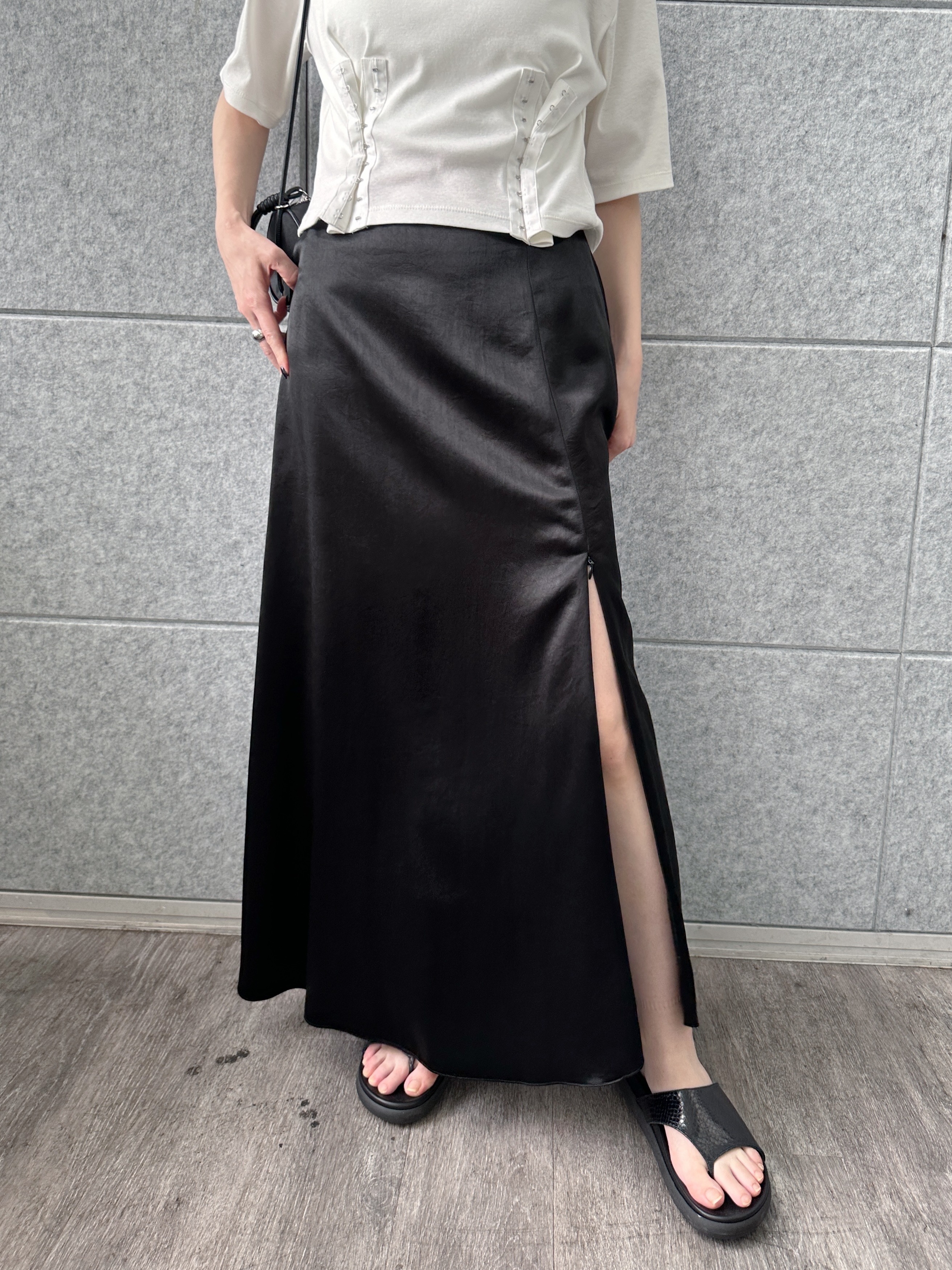 Buyer sakkoさんの「CODE A｜corset jersey tee」を使ったコーディネート
