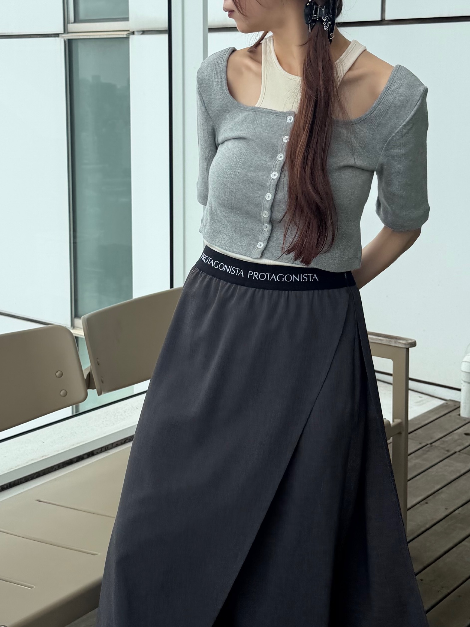 kanamiさんの「CODE A｜Robert P. Miller＊CODE A｜twin layer tank set」を使ったコーディネート
