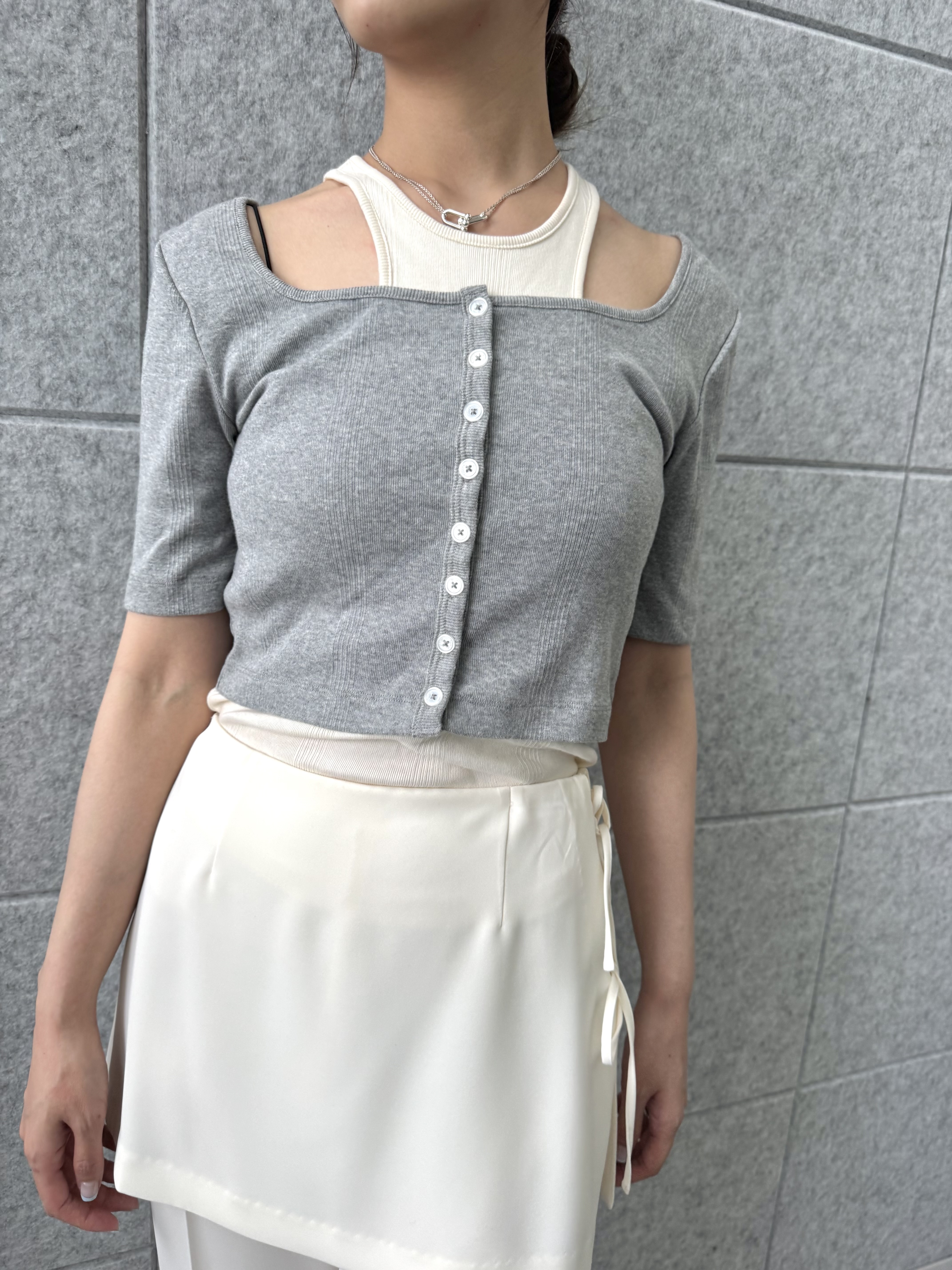 uchi__yamaさんの「CODE A｜Robert P. Miller＊CODE A｜twin layer tank set」を使ったコーディネート