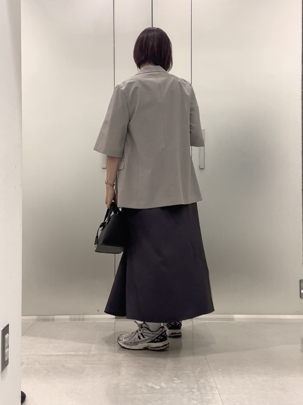 まどかさんの「UNTITLED｜【シワになりにくい/セットアップ可/接触冷感】ハーフスリーブジャケット」を使ったコーディネート