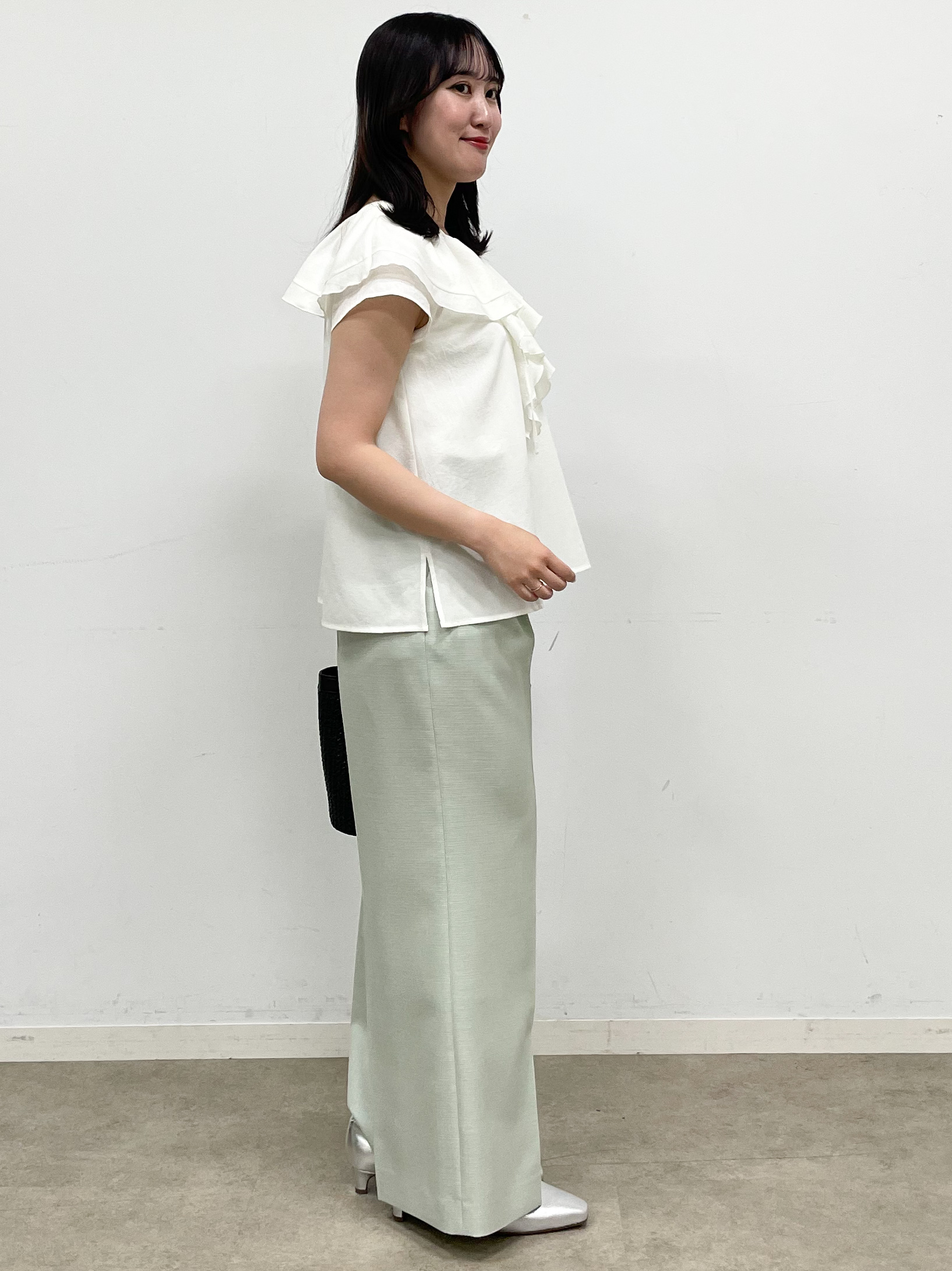 yukariさんの「Reflect｜【マシンウォッシャブル】フリルブラウス」を使ったコーディネート