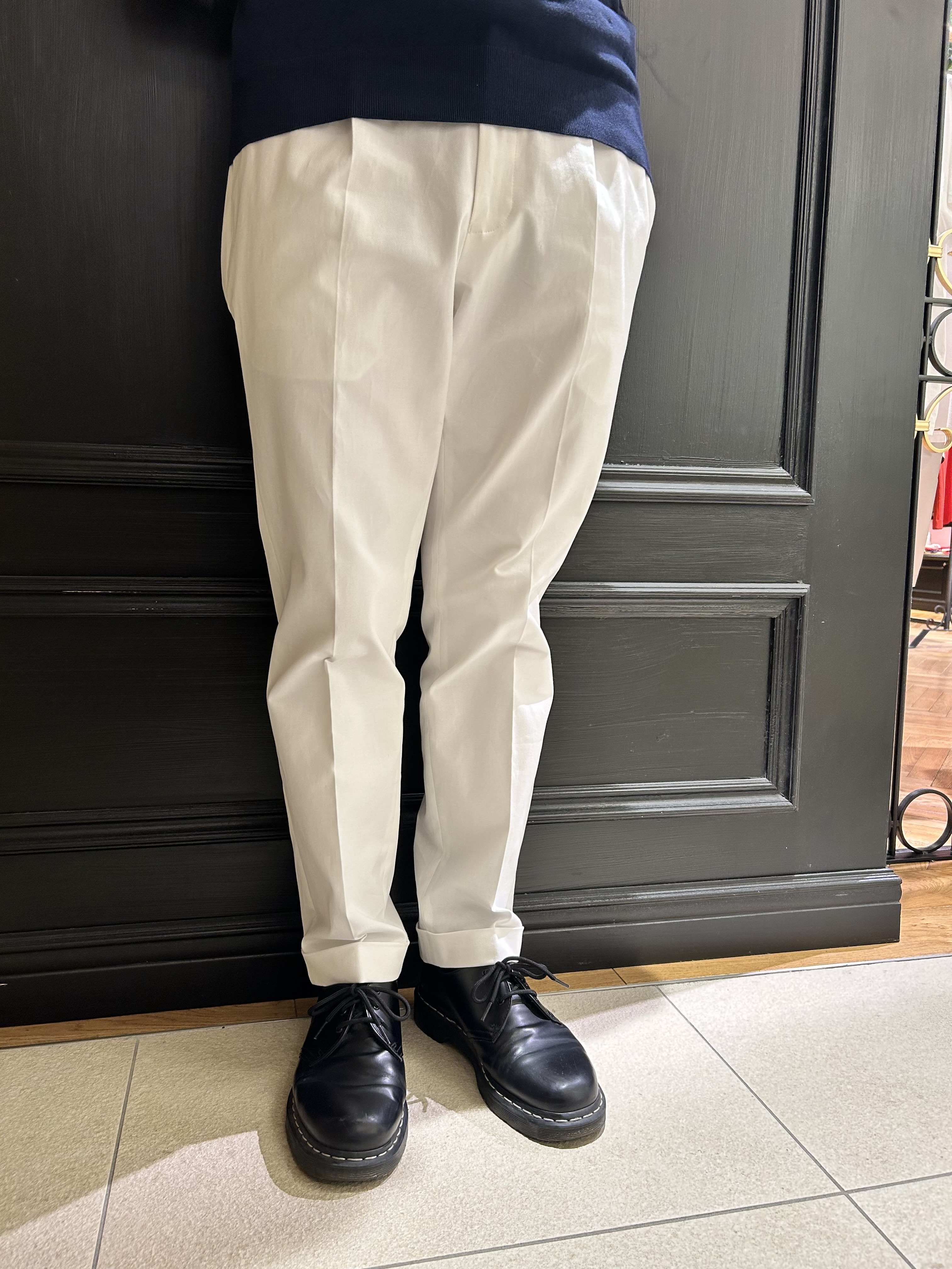 千葉亮太さんの「DRESSTERIOR｜【干場義雅&times;DRESSTERIOR/再入荷】ウォッシャブル ニットポロシャツ」を使ったコーディネート
