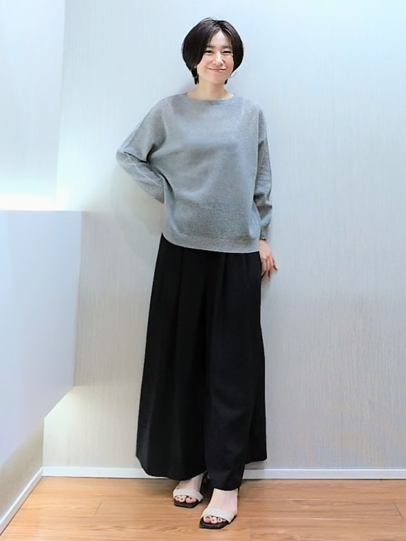 ミズタさんの「UNTITLED｜◆シアーメッシュニット」を使ったコーディネート