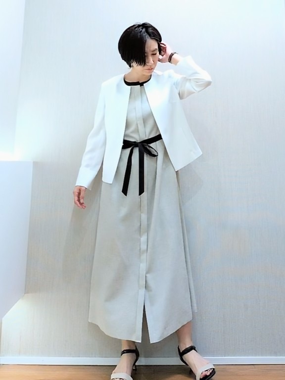 ミズタさんの「UNTITLED｜【清涼感/洗える】ミニマルシルエットジャケット」を使ったコーディネート