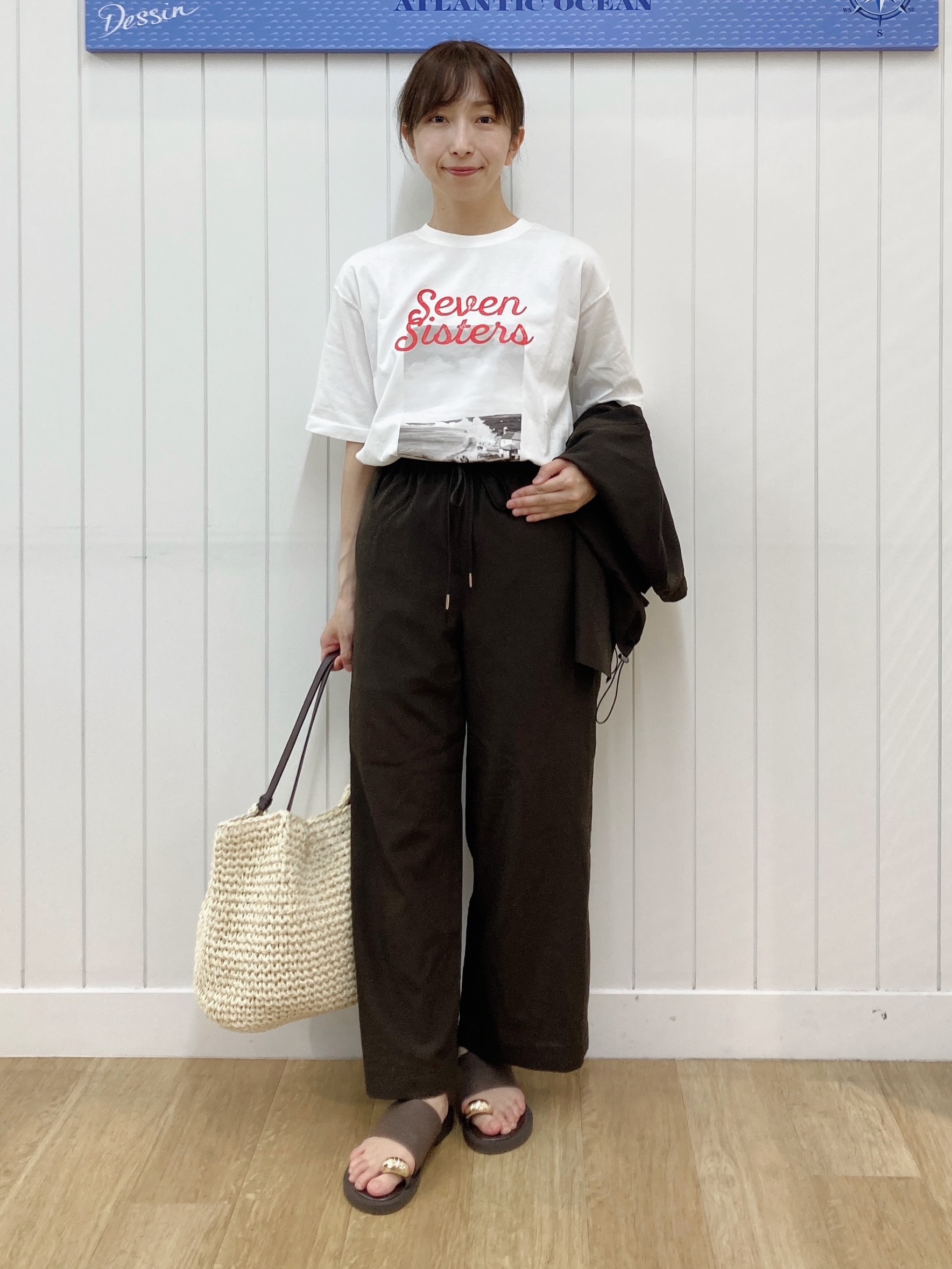 yoshiさんの「Dessin｜【高通気/セットアップ可】ドロストシャツ」を使ったコーディネート