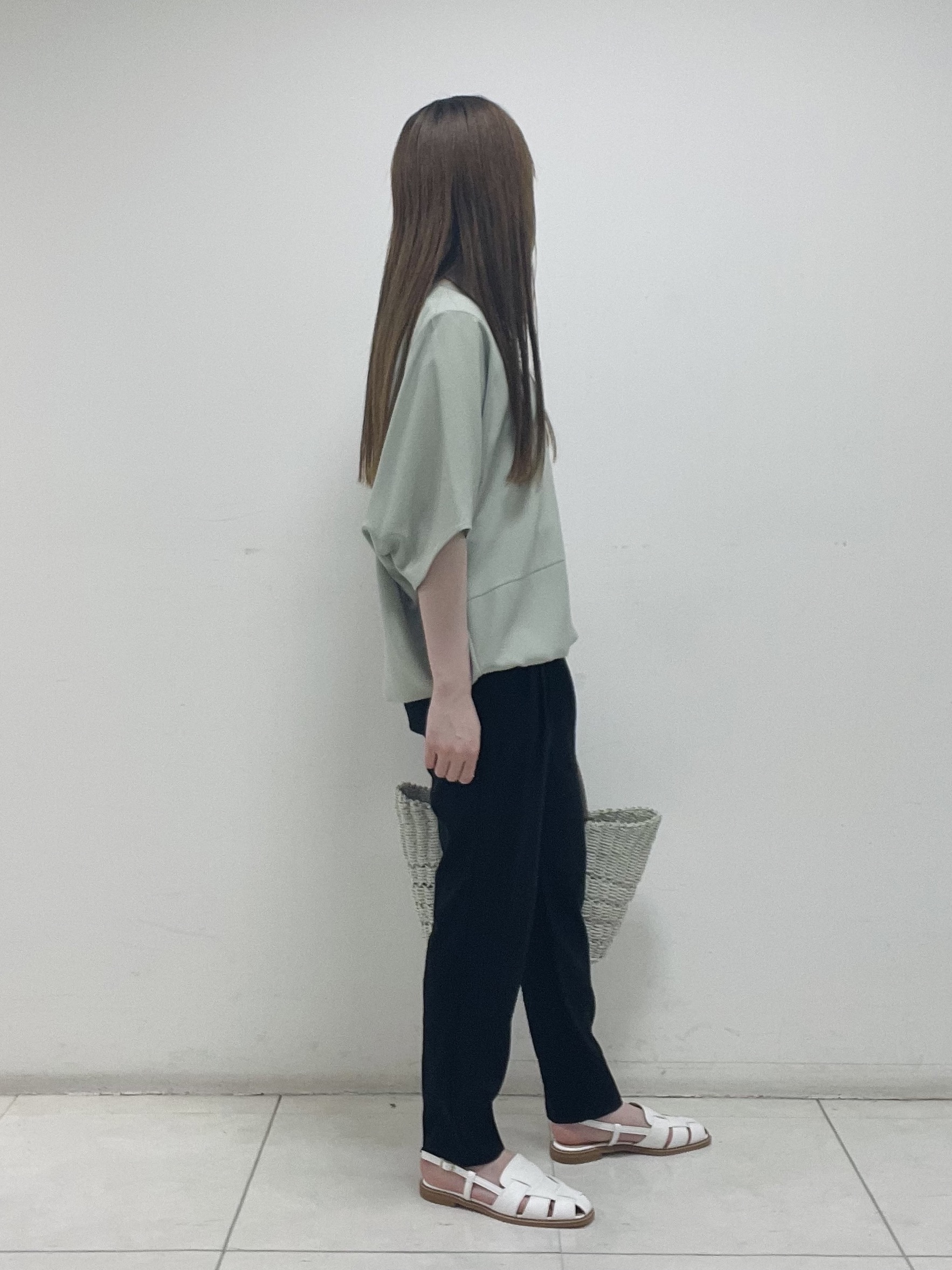mさんの「INDIVI｜【洗える／2WAY／裾ドロスト付き】 ドルマンスリーブチュニックトップス」を使ったコーディネート