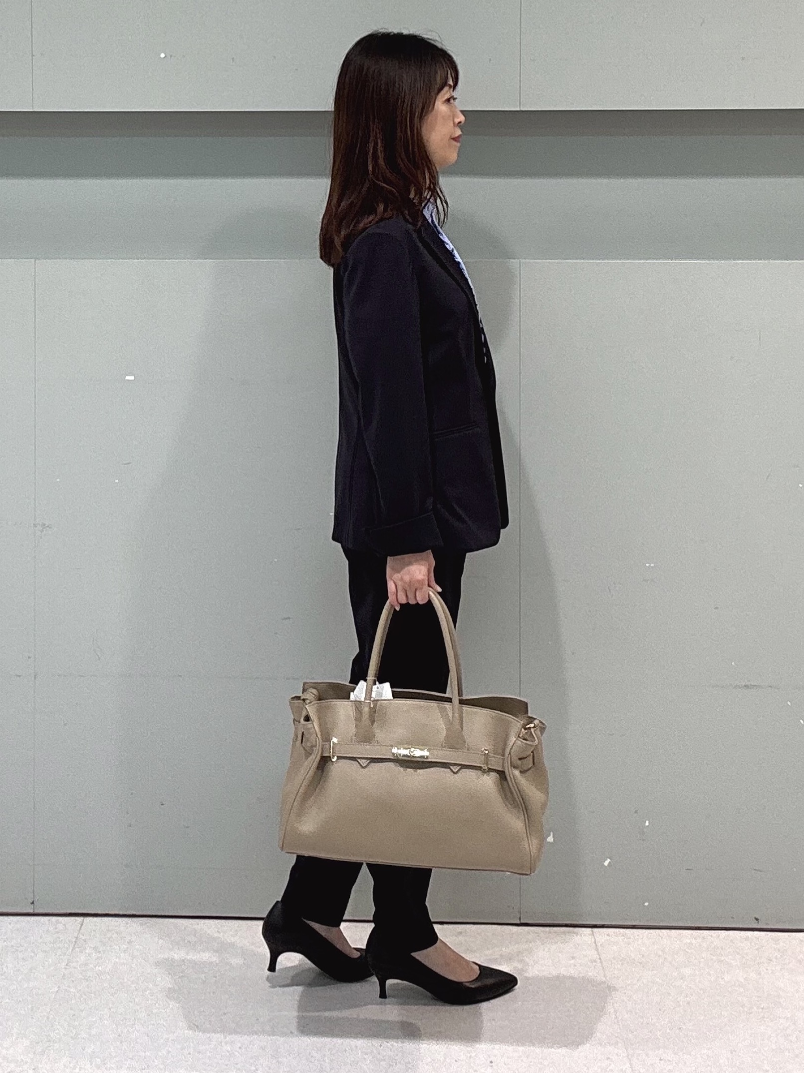 makiさんの「UNTITLED｜【UV/接触冷感/スーツ】ジャージテーラードジャケット」を使ったコーディネート