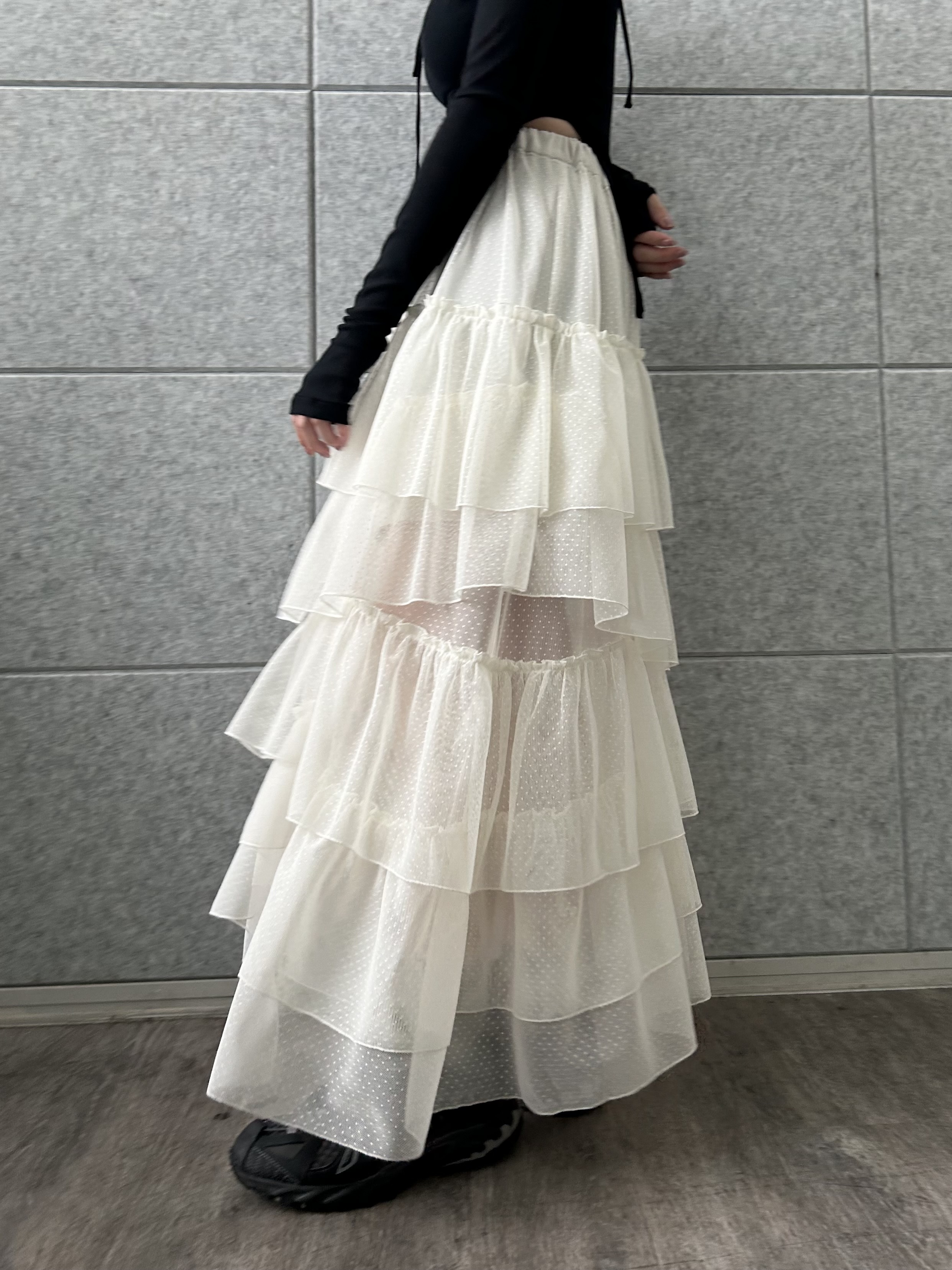 honoka Aさんの「CODE A｜jersey ribbon pullover」を使ったコーディネート