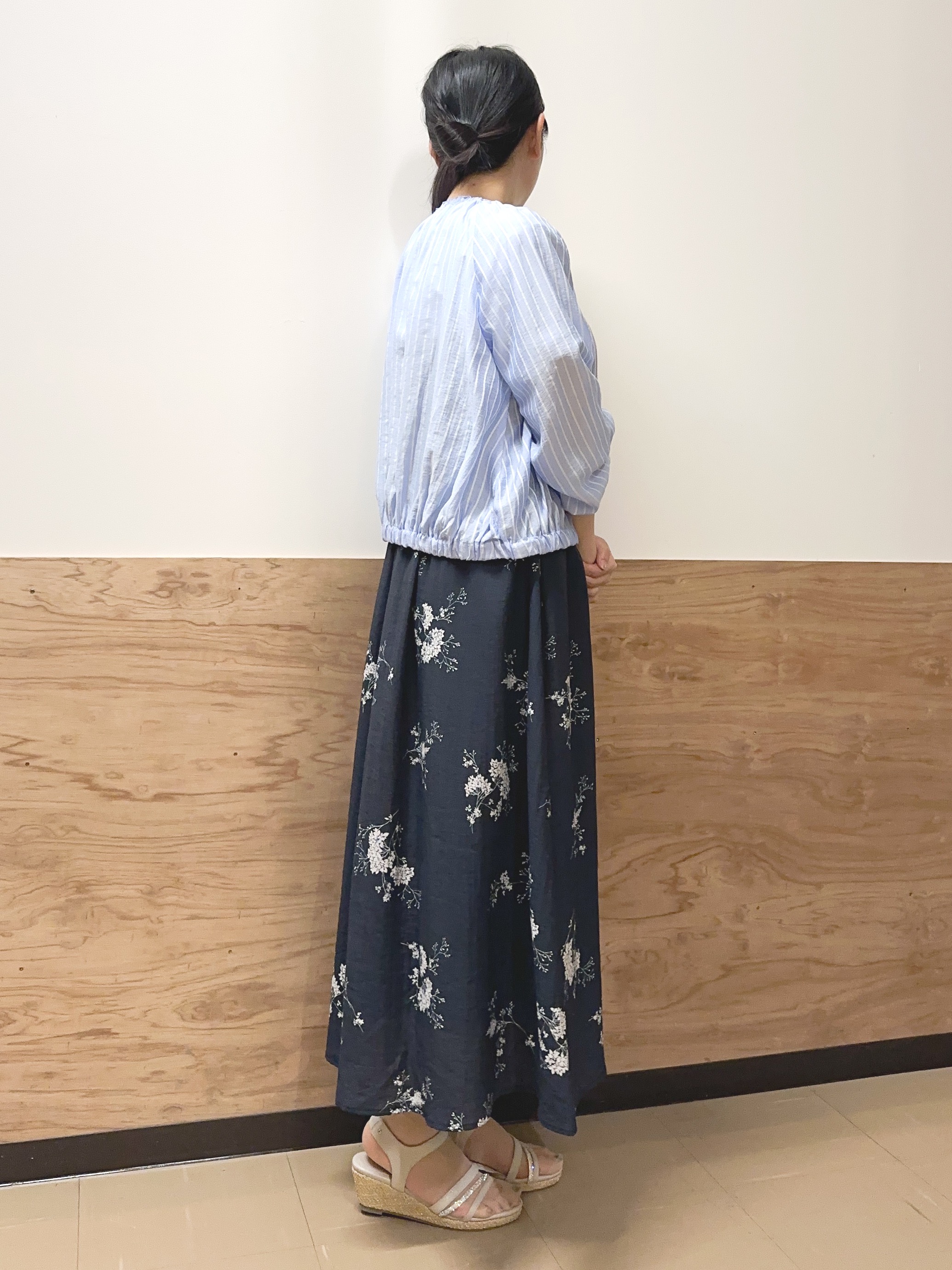 すーさんの「grove｜気温調整にも◎ブラウス感覚で羽織れるシアーブルゾン」を使ったコーディネート