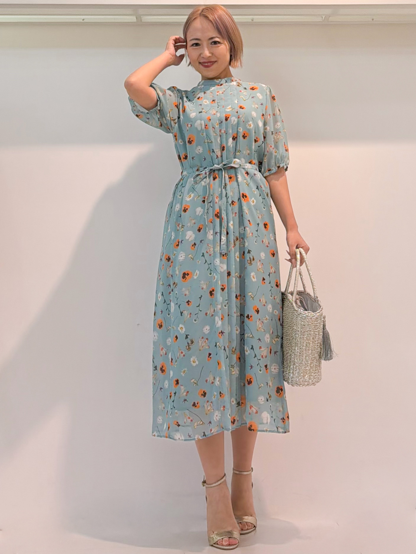 chiiさんの「COUP DE CHANCE｜【SS～Lサイズ展開／スパンコール・ビジュー・刺繍】クラフトカーディガン」を使ったコーディネート