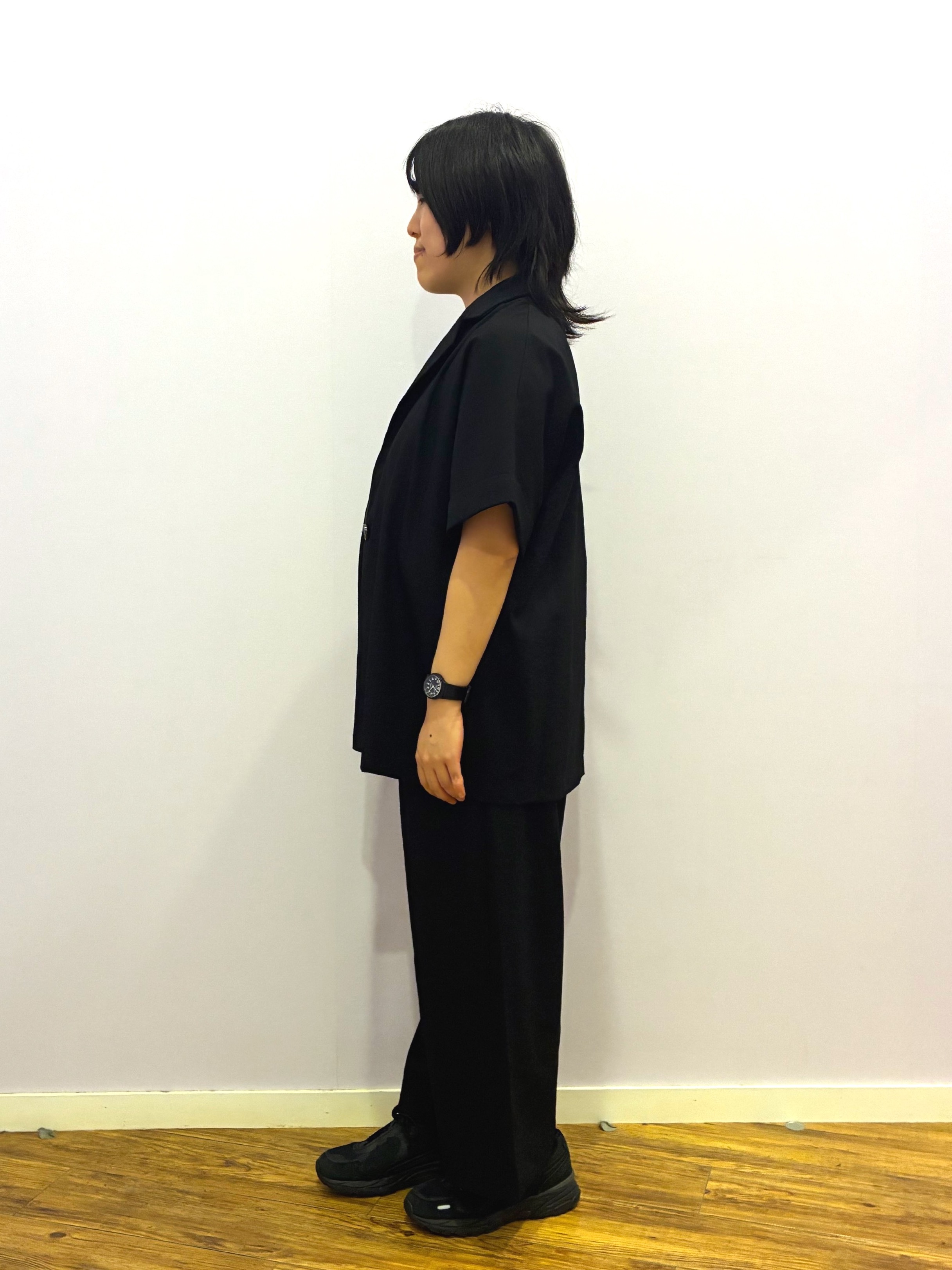 あゆさんの「SHOO･LA･RUE｜【高レビュー/洗濯機可/セットアップ可】軽凛(かろりん) 半袖ジャケット」を使ったコーディネート