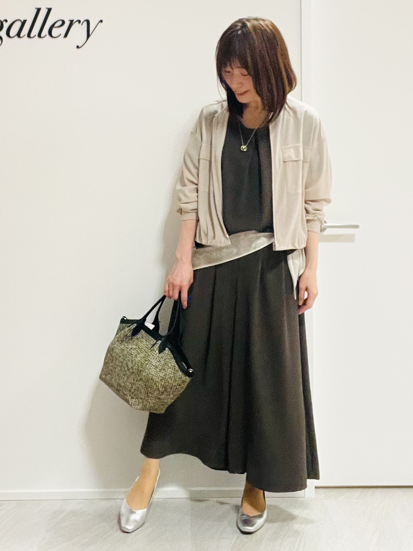 めいさんの「UNTITLED｜【セットアップ可/UVカット/前後2WAY】リラクシーフレンチスリーブブラウス」を使ったコーディネート