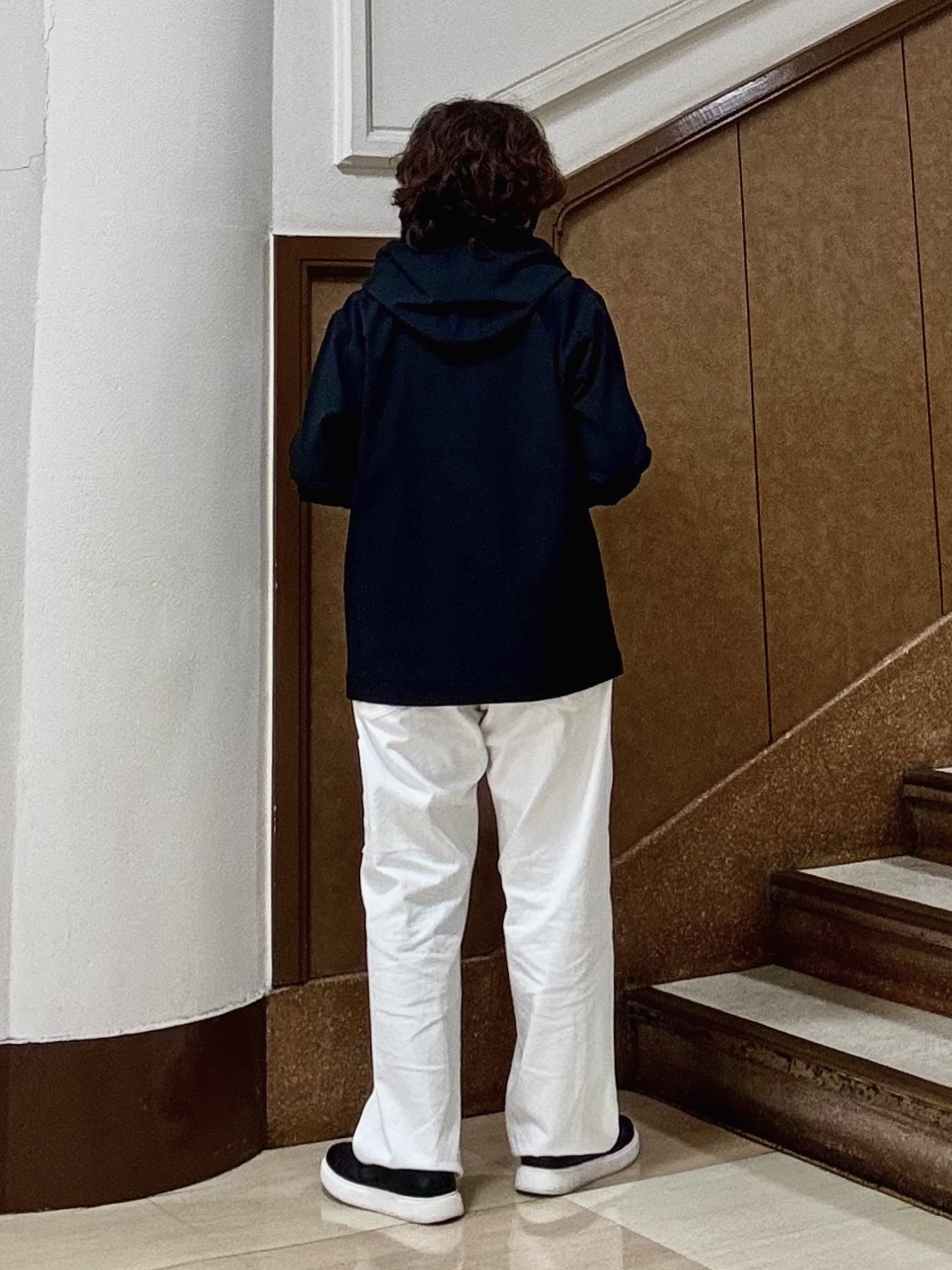 のぐみさんの「TAKEO KIKUCHI｜【撥水・洗える・シワになりにくい】 リランチェ（R） フードブルゾン」を使ったコーディネート