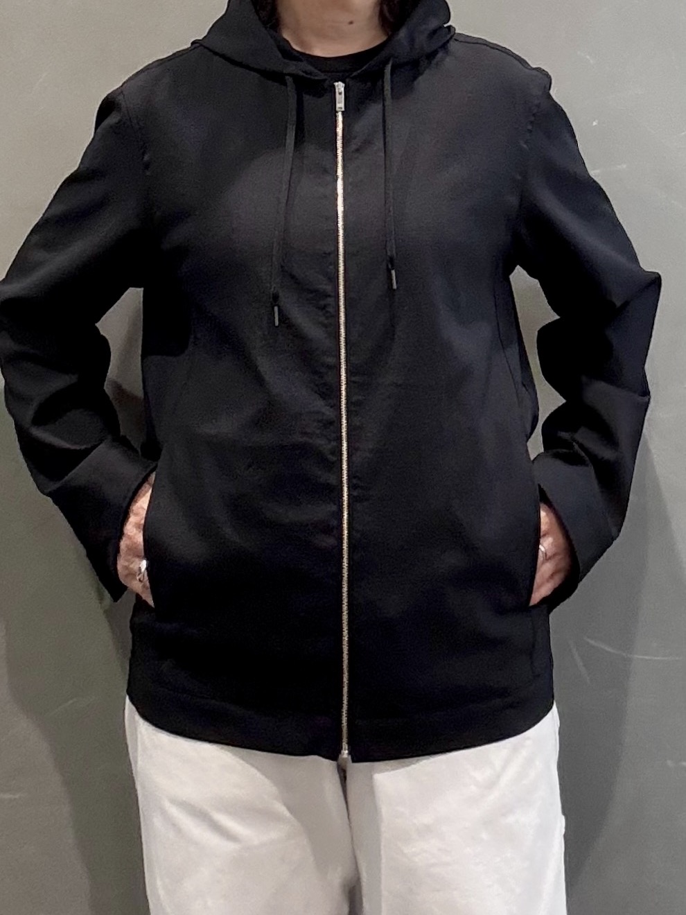 のぐみさんの「TAKEO KIKUCHI｜【撥水・洗える・シワになりにくい】 リランチェ（R） フードブルゾン」を使ったコーディネート