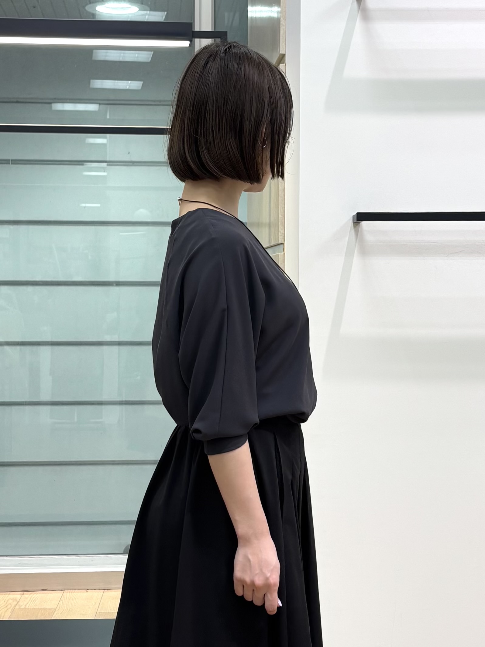asamiさんの「INDIVI｜【接触冷感／透湿／着る日傘】ドルマントップス」を使ったコーディネート