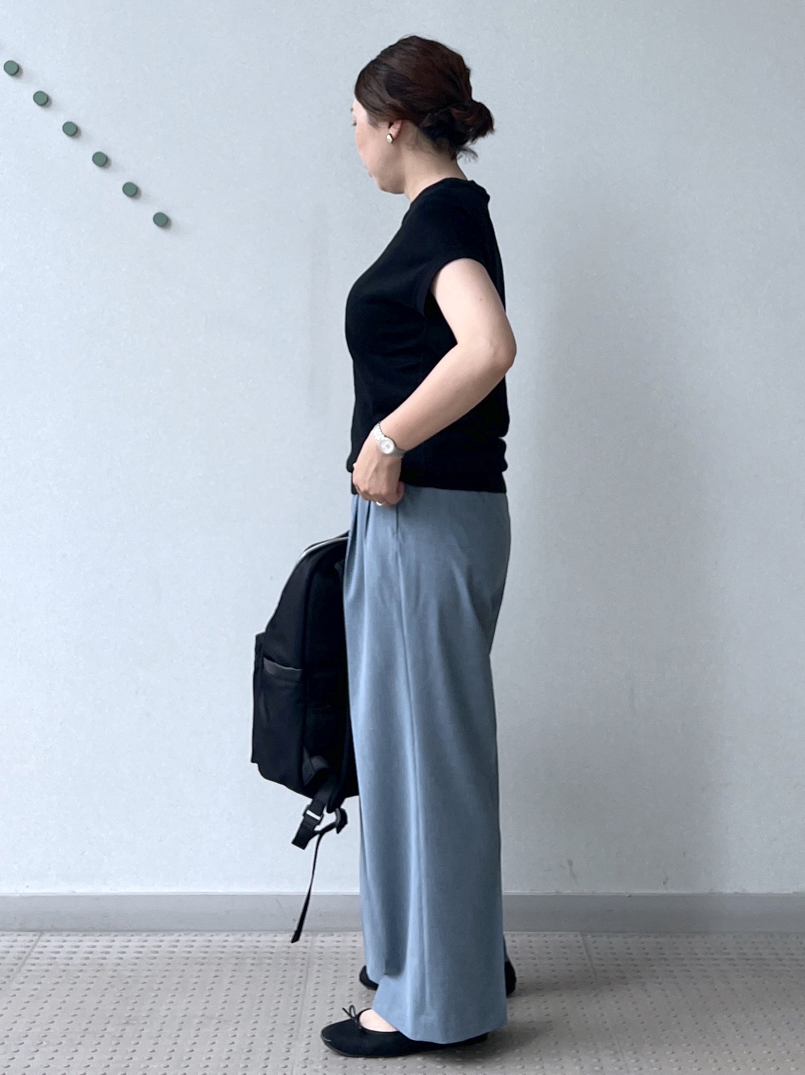 Soeさんの「DRESSTERIOR｜【otonaMUSE5月号掲載／セットアップ可】ウォッシャブルワイドタックパンツ」を使ったコーディネート