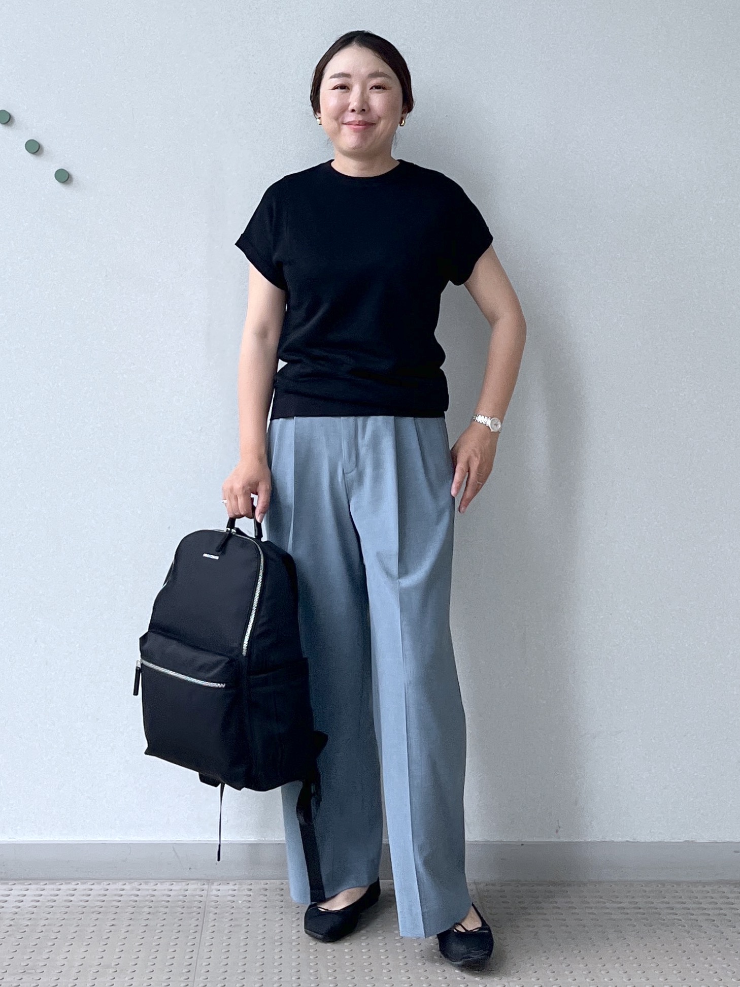 Soeさんの「DRESSTERIOR｜【otonaMUSE5月号掲載／セットアップ可】ウォッシャブルワイドタックパンツ」を使ったコーディネート