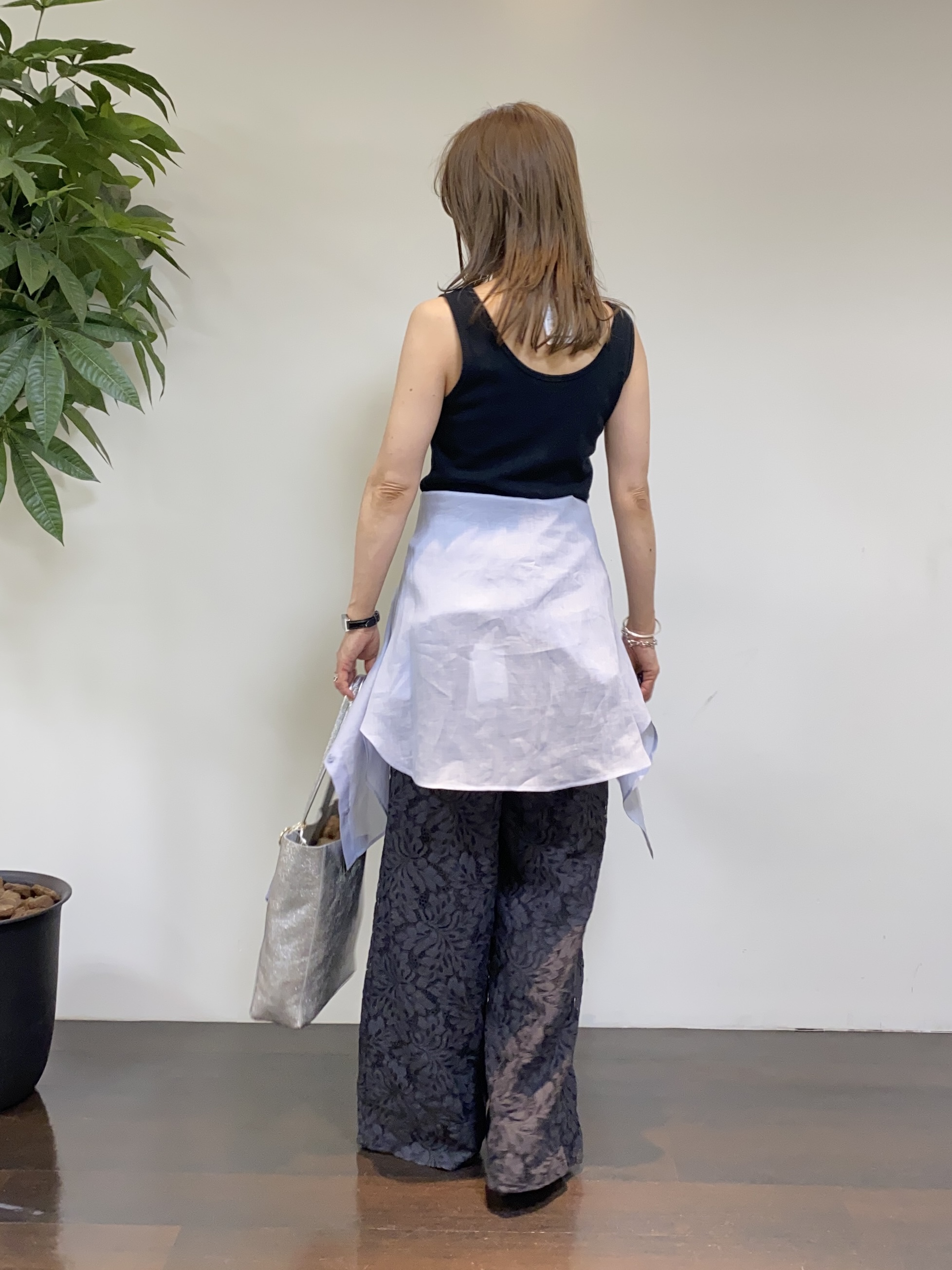 tomoさんの「UNTITLED｜【接触冷感】ドライタッチシャツ」を使ったコーディネート