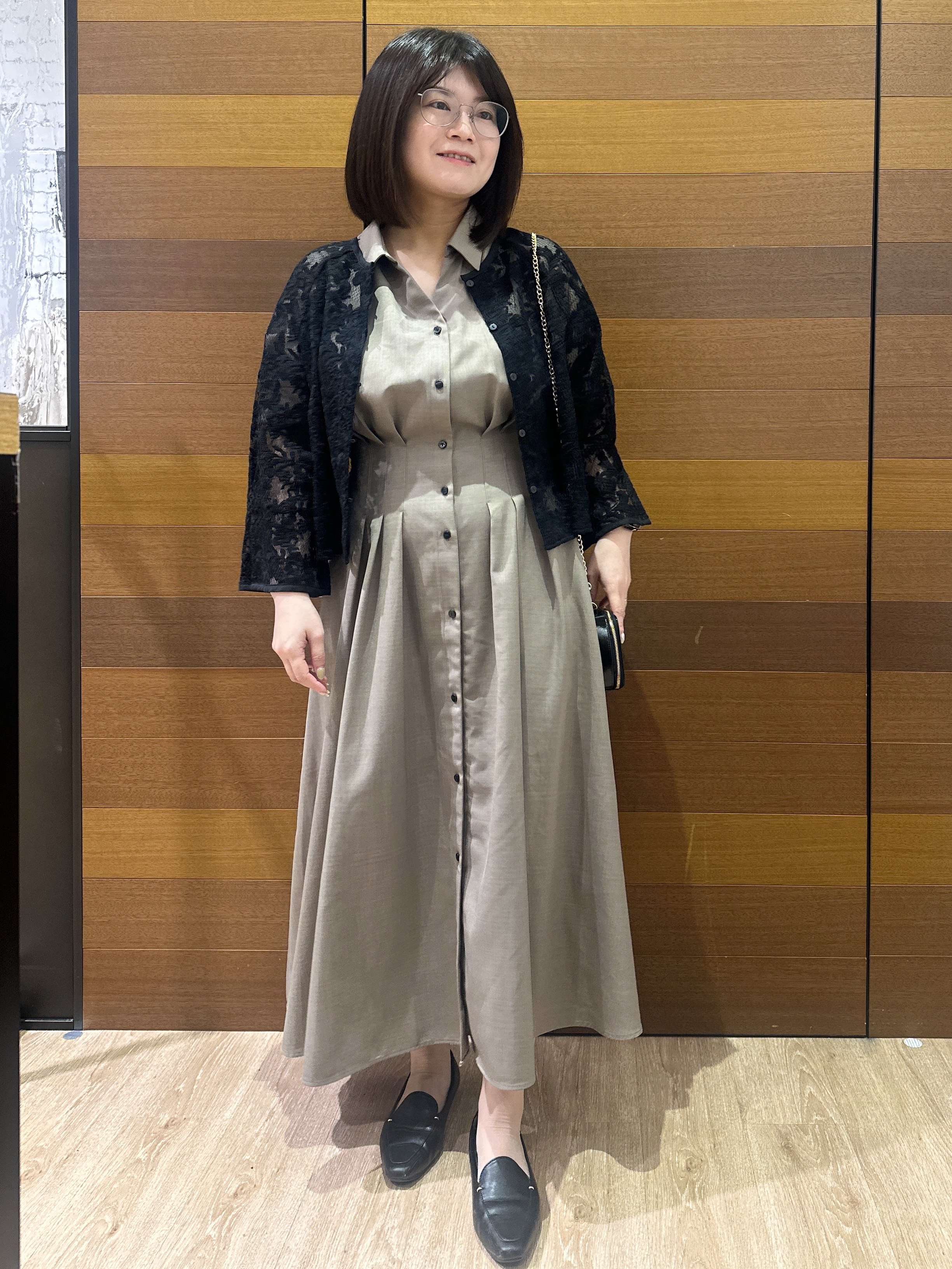 Minさんの「OPAQUE.CLIP｜刺繍レースショートブラウス【洗える】」を使ったコーディネート