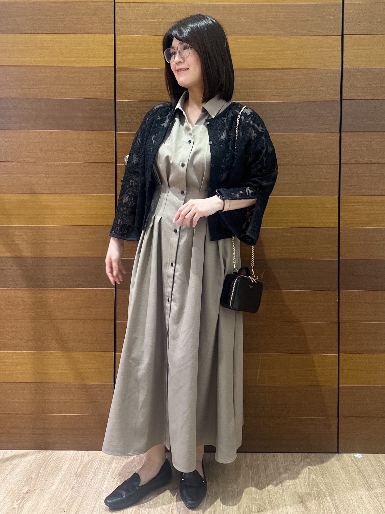 Minさんの「OPAQUE.CLIP｜刺繍レースショートブラウス【洗える】」を使ったコーディネート