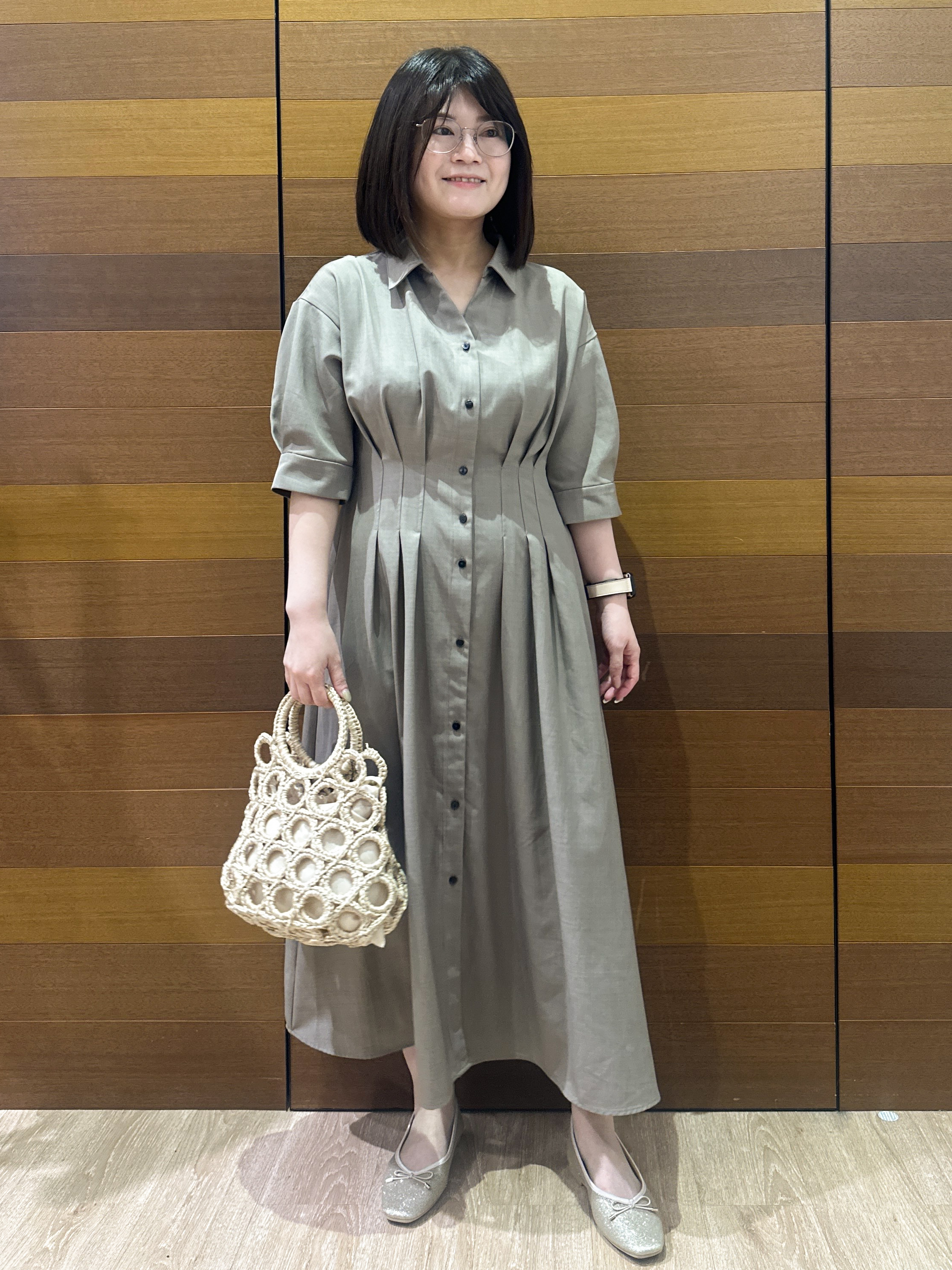 Minさんの「OPAQUE.CLIP｜刺繍レースショートブラウス【洗える】」を使ったコーディネート