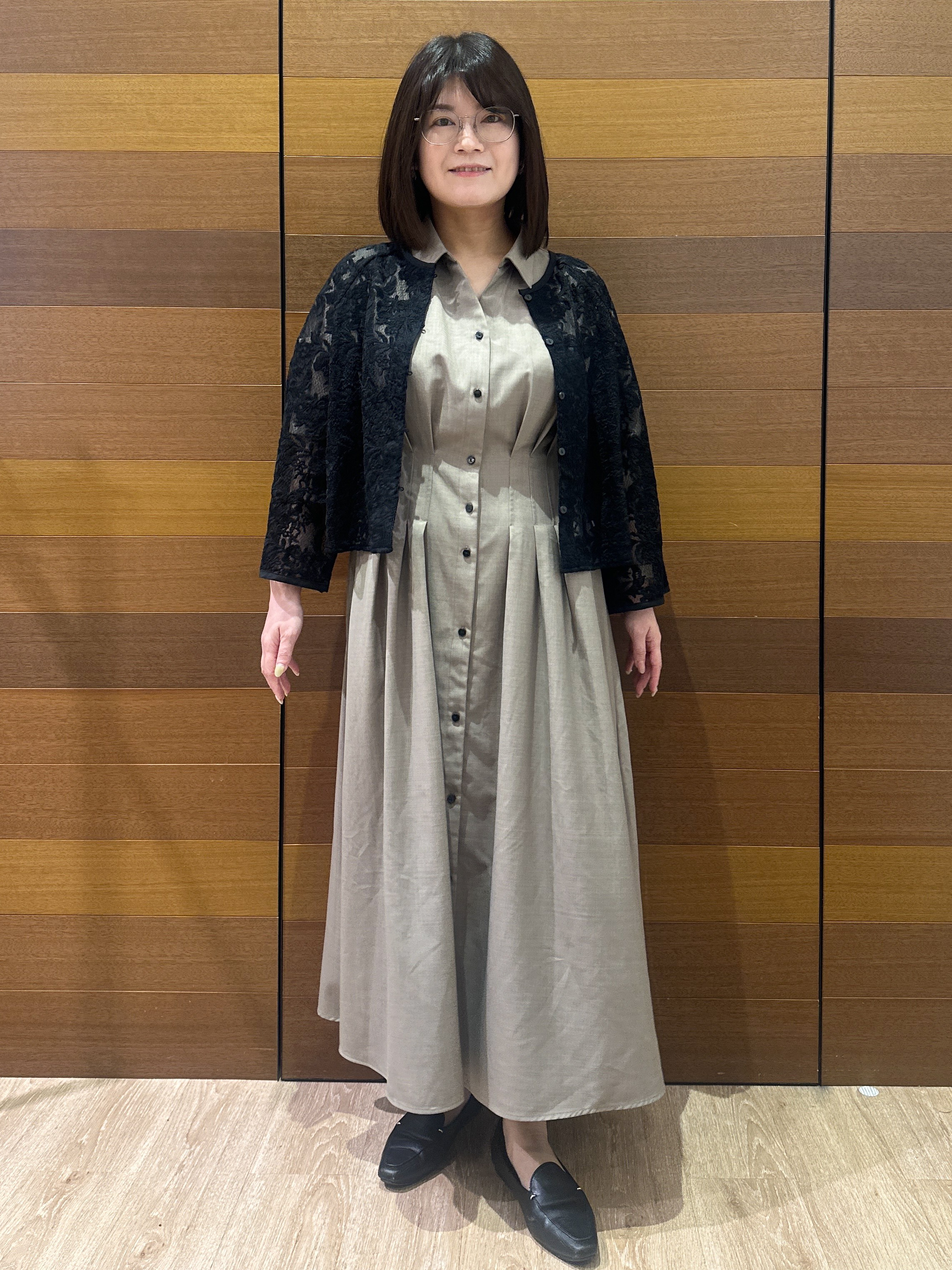Minさんの「OPAQUE.CLIP｜刺繍レースショートブラウス【洗える】」を使ったコーディネート