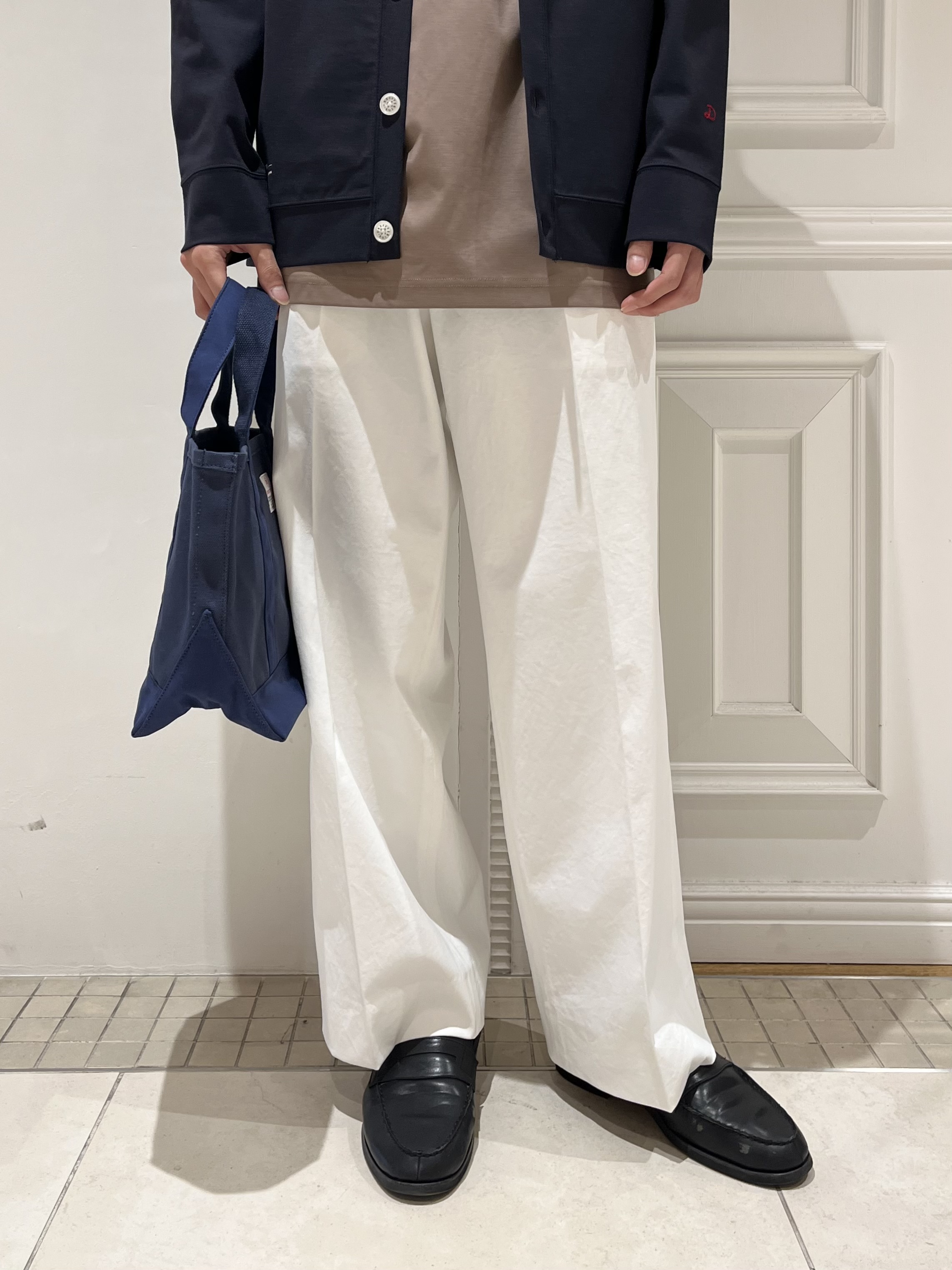 Watanabeさんの「DRESSTERIOR｜【接触冷感／セットアップ可】ドライタッチ ハイカウントカットソー カーディガン」を使ったコーディネート