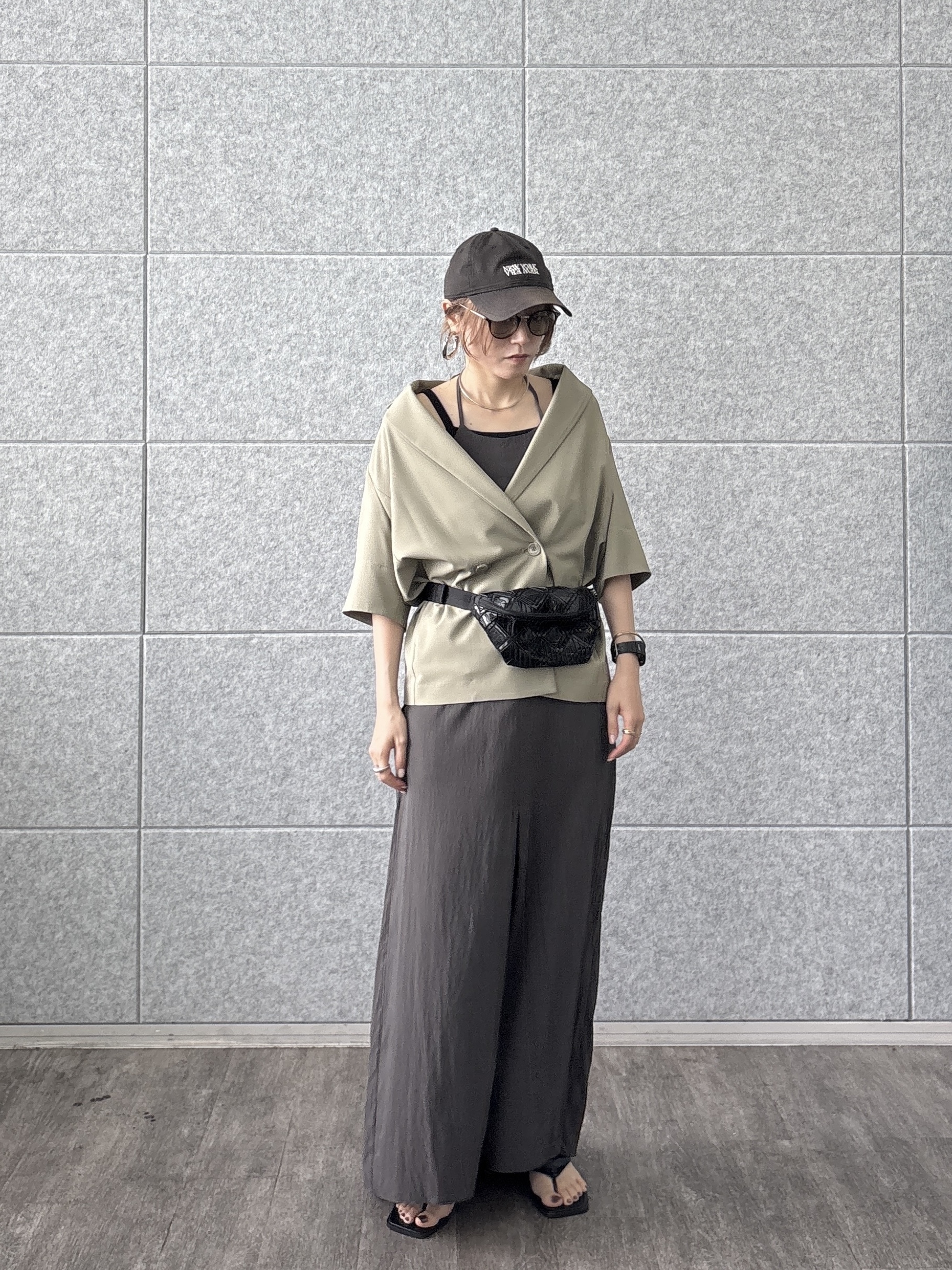 kotakiさんの「INDIVI｜Comfy SET UP｜ハーフスリーブジャケット【セットアップ対応／通勤／接触冷感／UVカット】」を使ったコーディネート