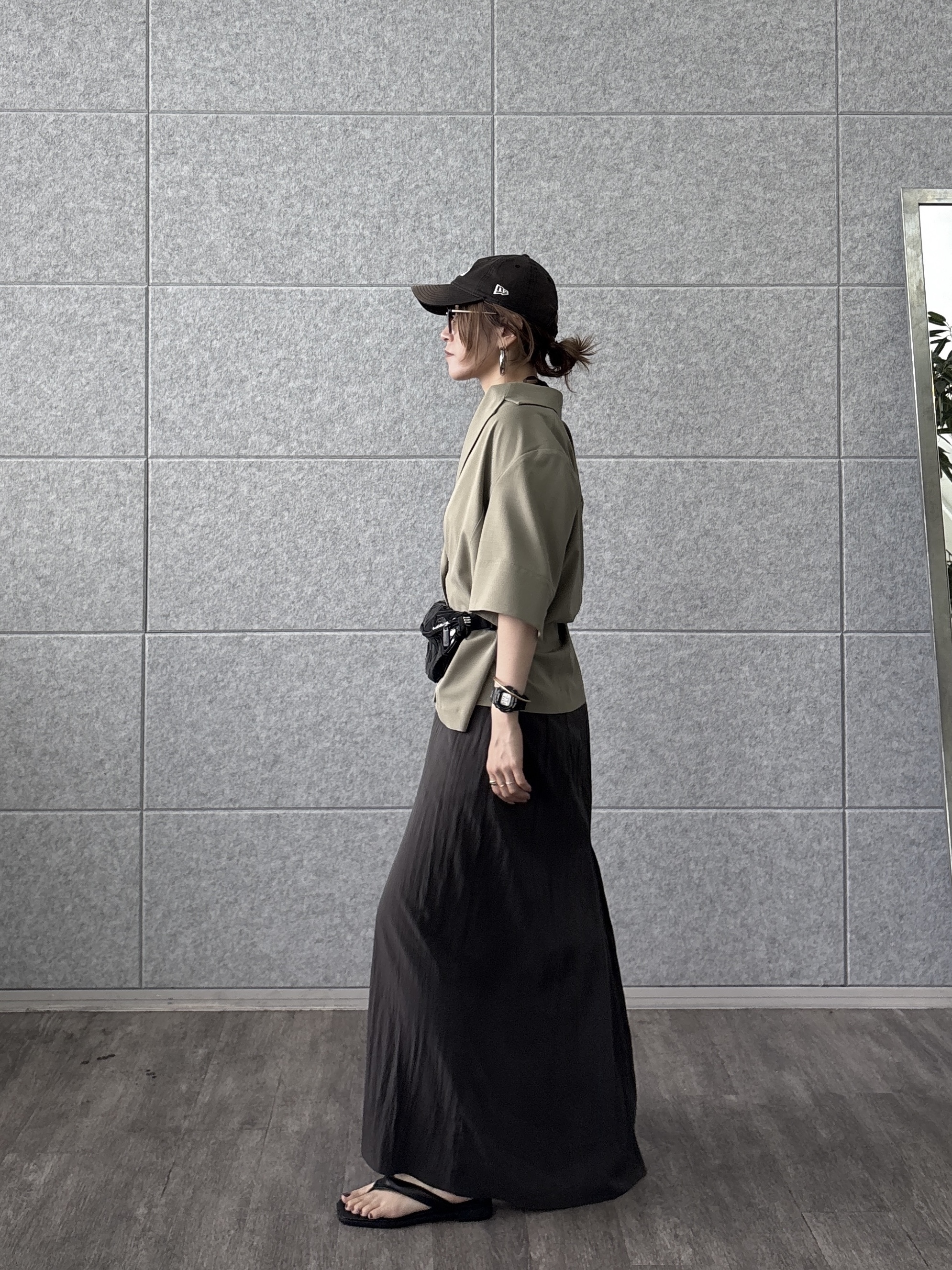 kotakiさんの「INDIVI｜Comfy SET UP｜ハーフスリーブジャケット【セットアップ対応／通勤／接触冷感／UVカット】」を使ったコーディネート