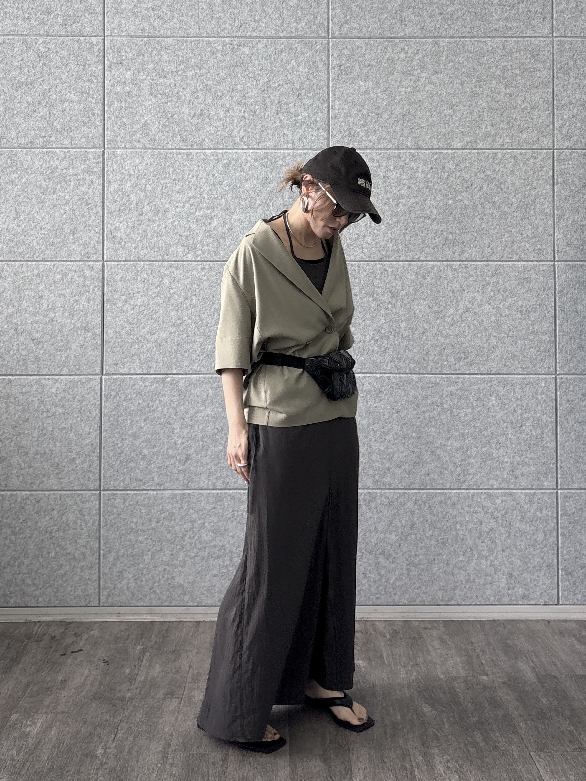 kotakiさんの「INDIVI｜Comfy SET UP｜ハーフスリーブジャケット【セットアップ対応／通勤／接触冷感／UVカット】」を使ったコーディネート