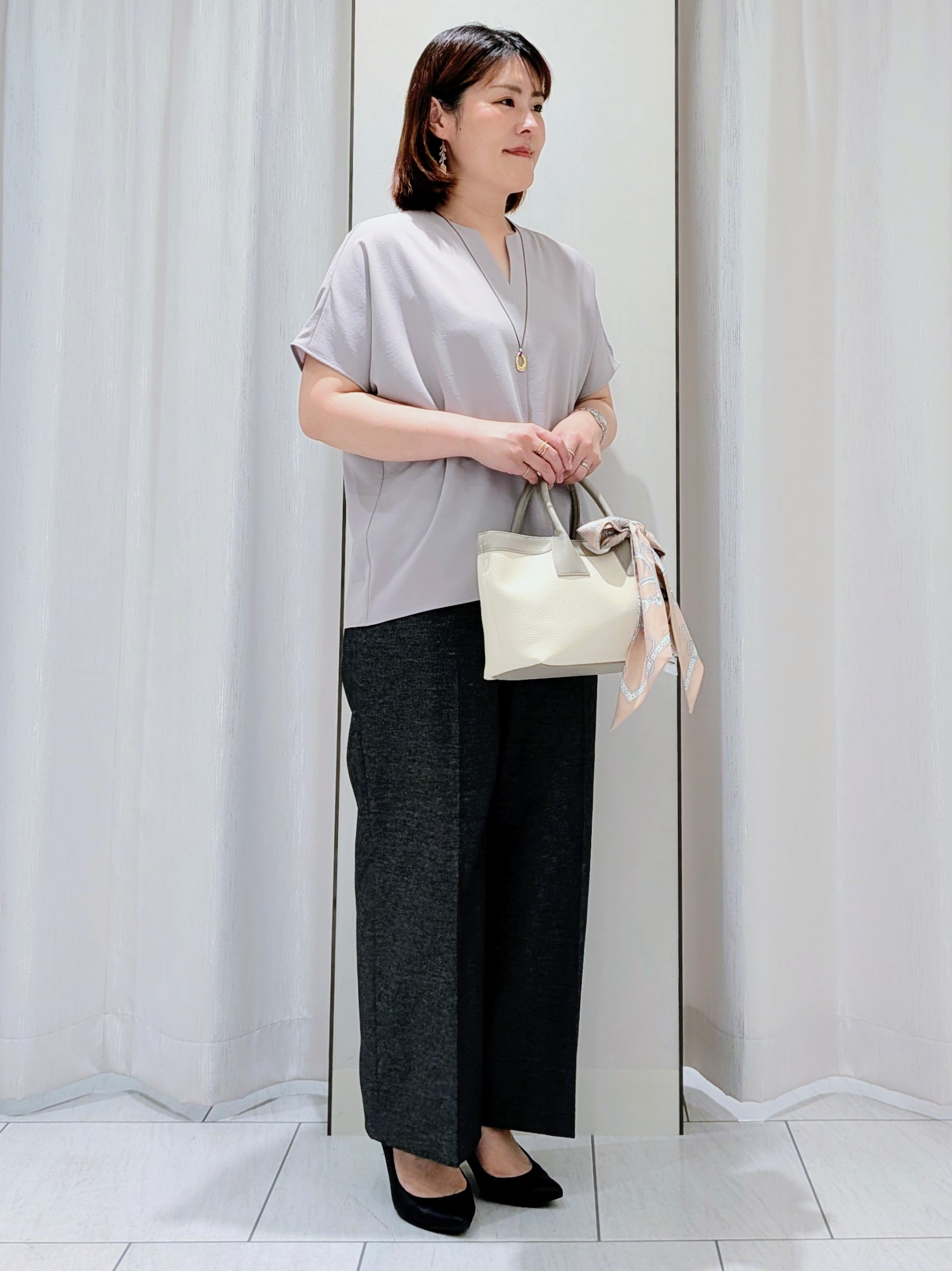 Onumaさんの「UNTITLED｜【接触冷感/UVカット/遮熱機能】フライスジャージカーディガン」を使ったコーディネート