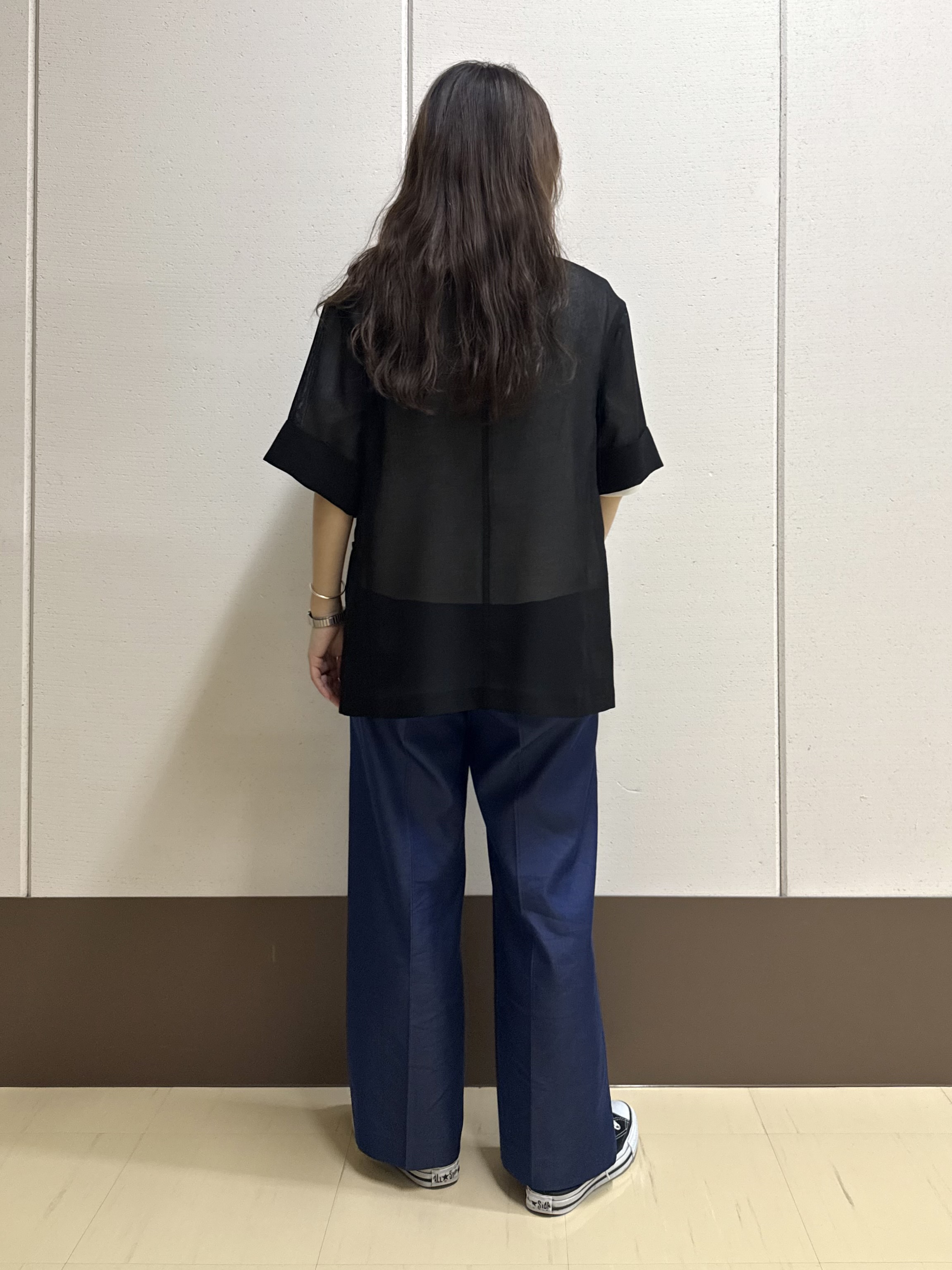 mamiさんの「INDIVI｜【洗える／2WAY／裾ドロスト付き】 ドルマンスリーブチュニックトップス」を使ったコーディネート