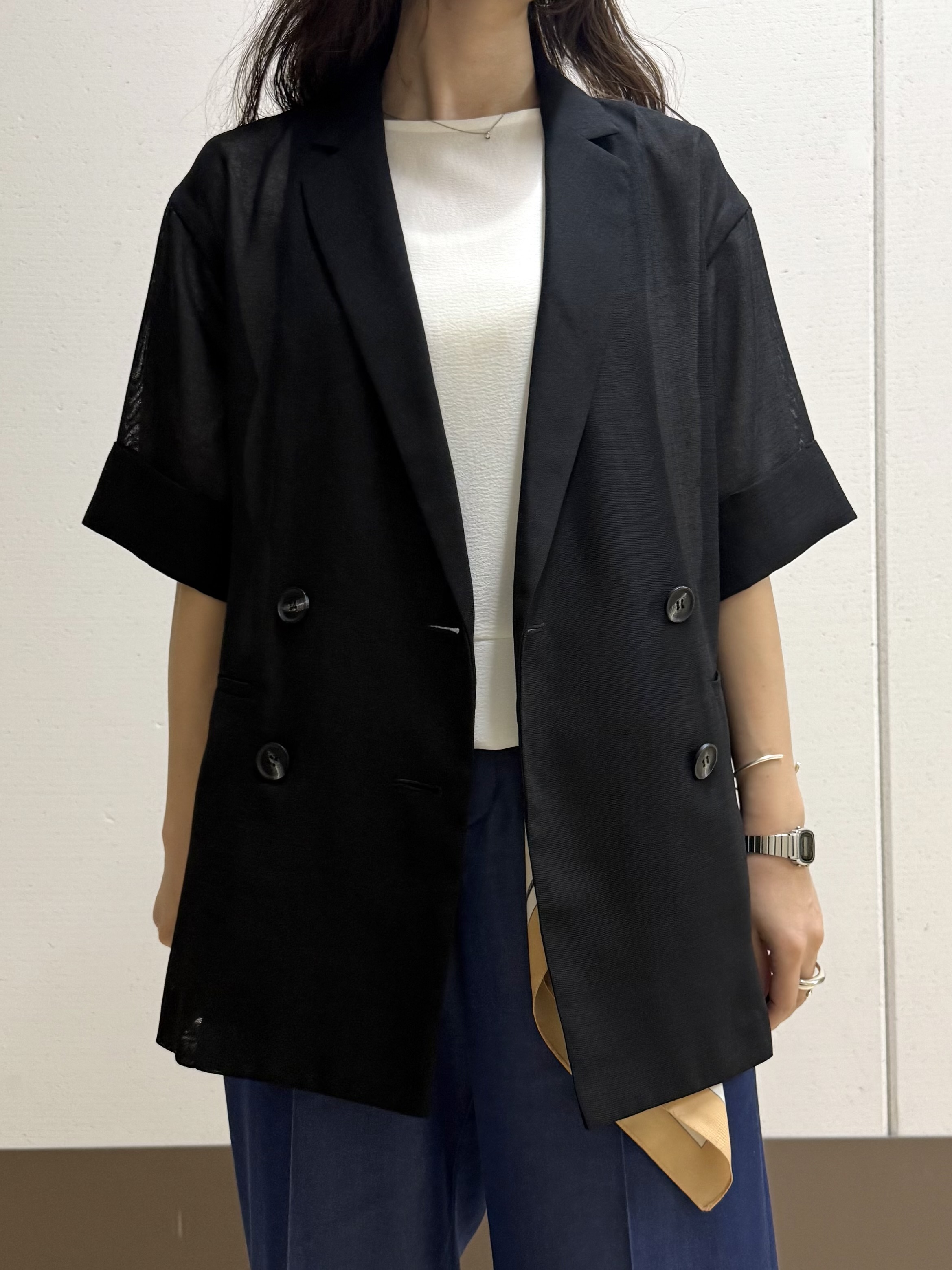 mamiさんの「INDIVI｜【洗える／2WAY／裾ドロスト付き】 ドルマンスリーブチュニックトップス」を使ったコーディネート