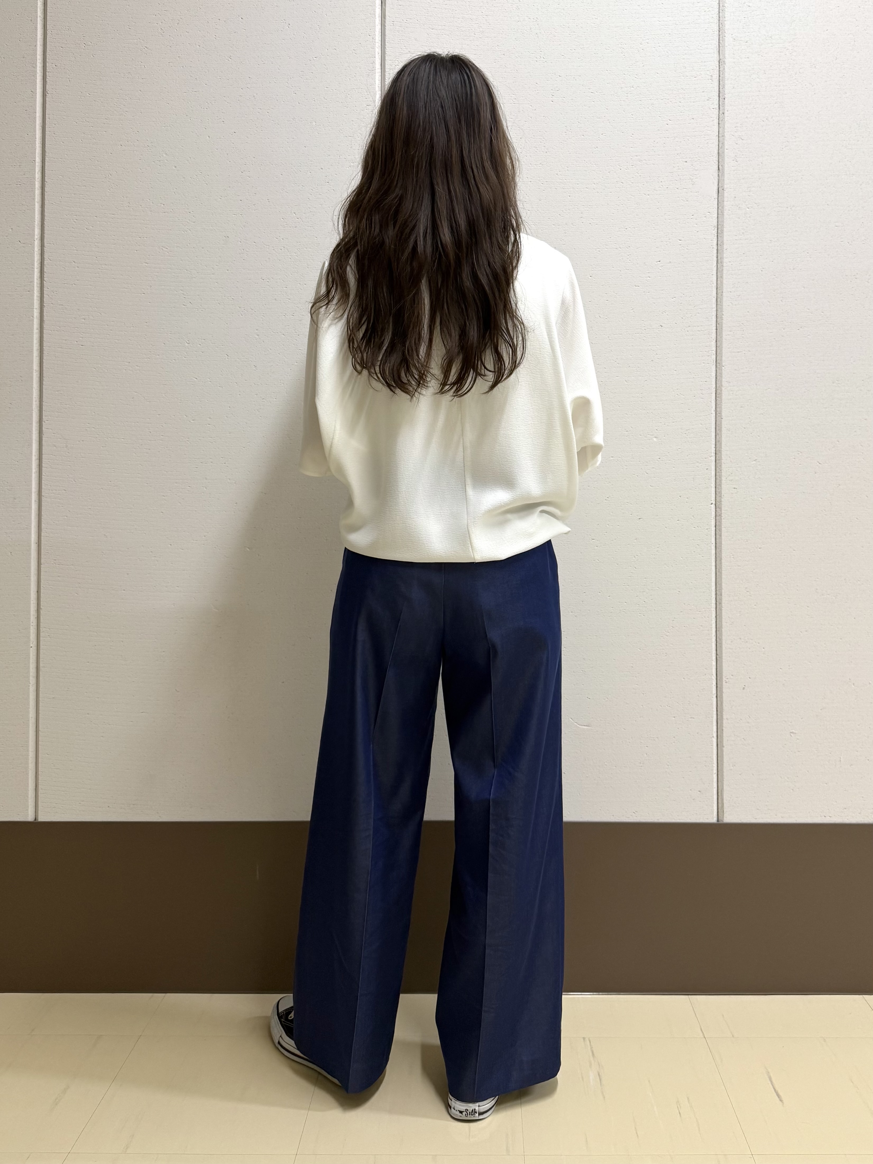 mamiさんの「INDIVI｜【洗える／2WAY／裾ドロスト付き】 ドルマンスリーブチュニックトップス」を使ったコーディネート