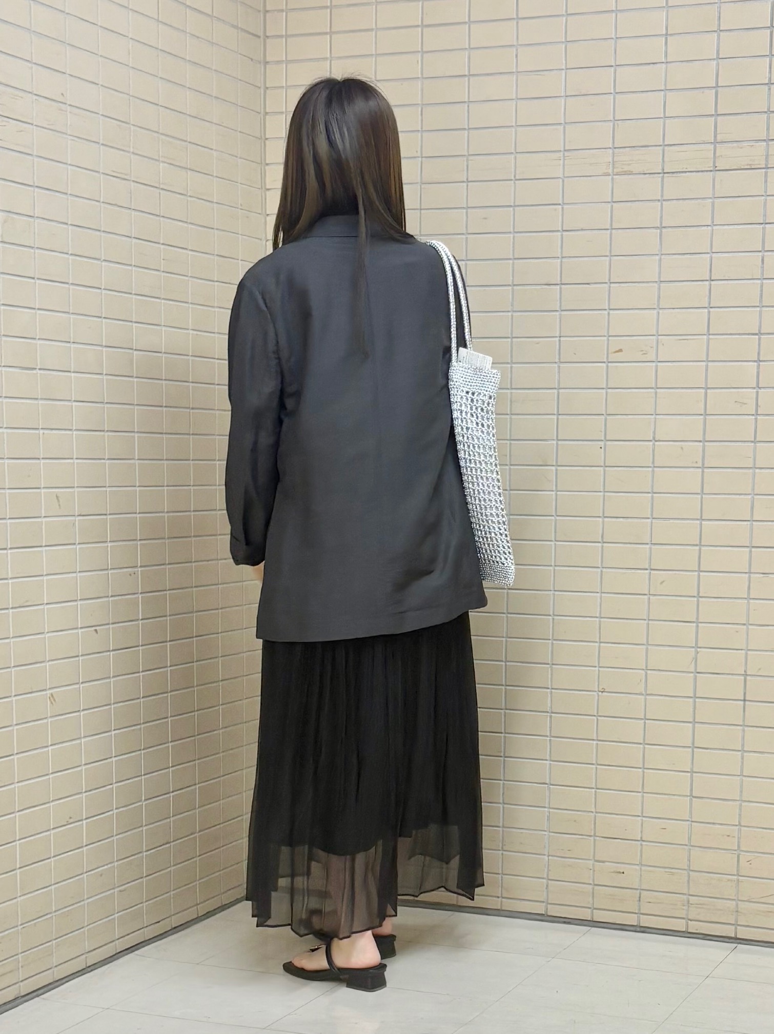 kyokaさんの「UNTITLED｜◆【程よいシアー感/洗える】エアリーバイオジャケット」を使ったコーディネート