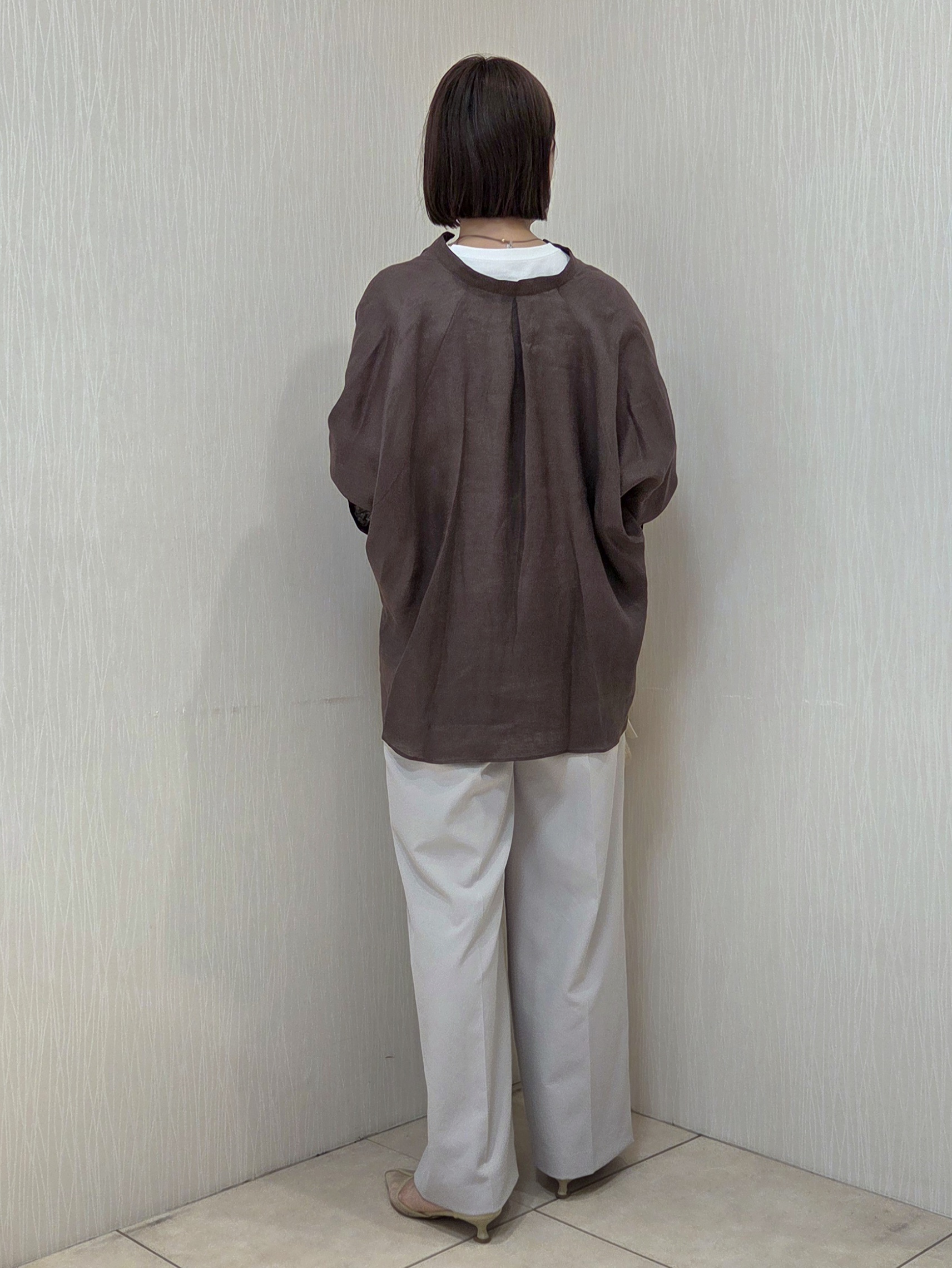 naokoさんの「UNTITLED｜【麻100】リネンドルマンシャツ」を使ったコーディネート