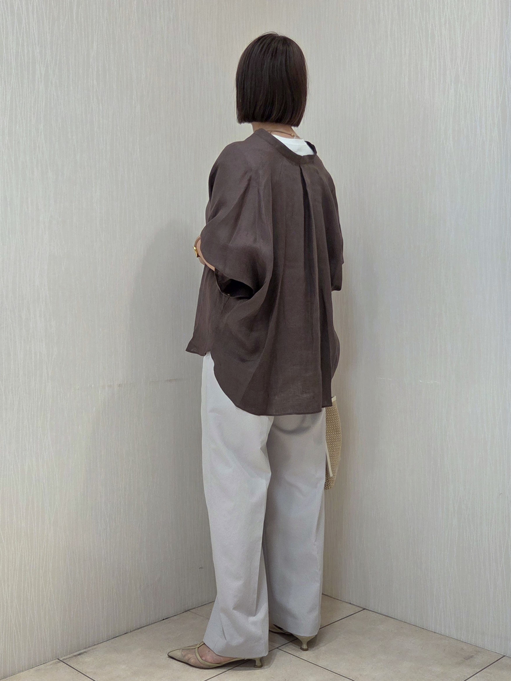 naokoさんの「UNTITLED｜【麻100】リネンドルマンシャツ」を使ったコーディネート