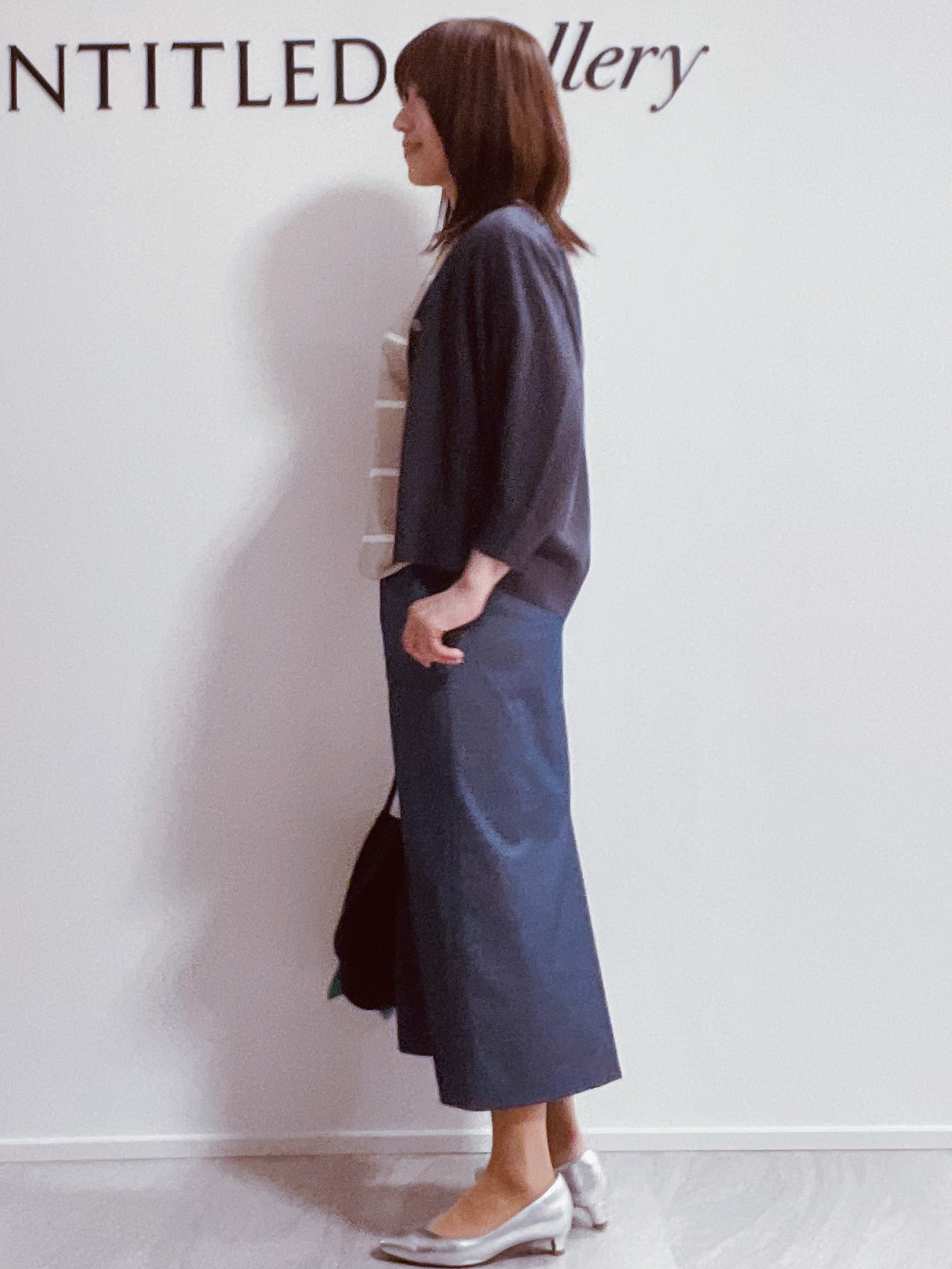 めいさんの「UNTITLED｜【11色展開/体型カバー】前後2WAYフレンチスリーブニット」を使ったコーディネート