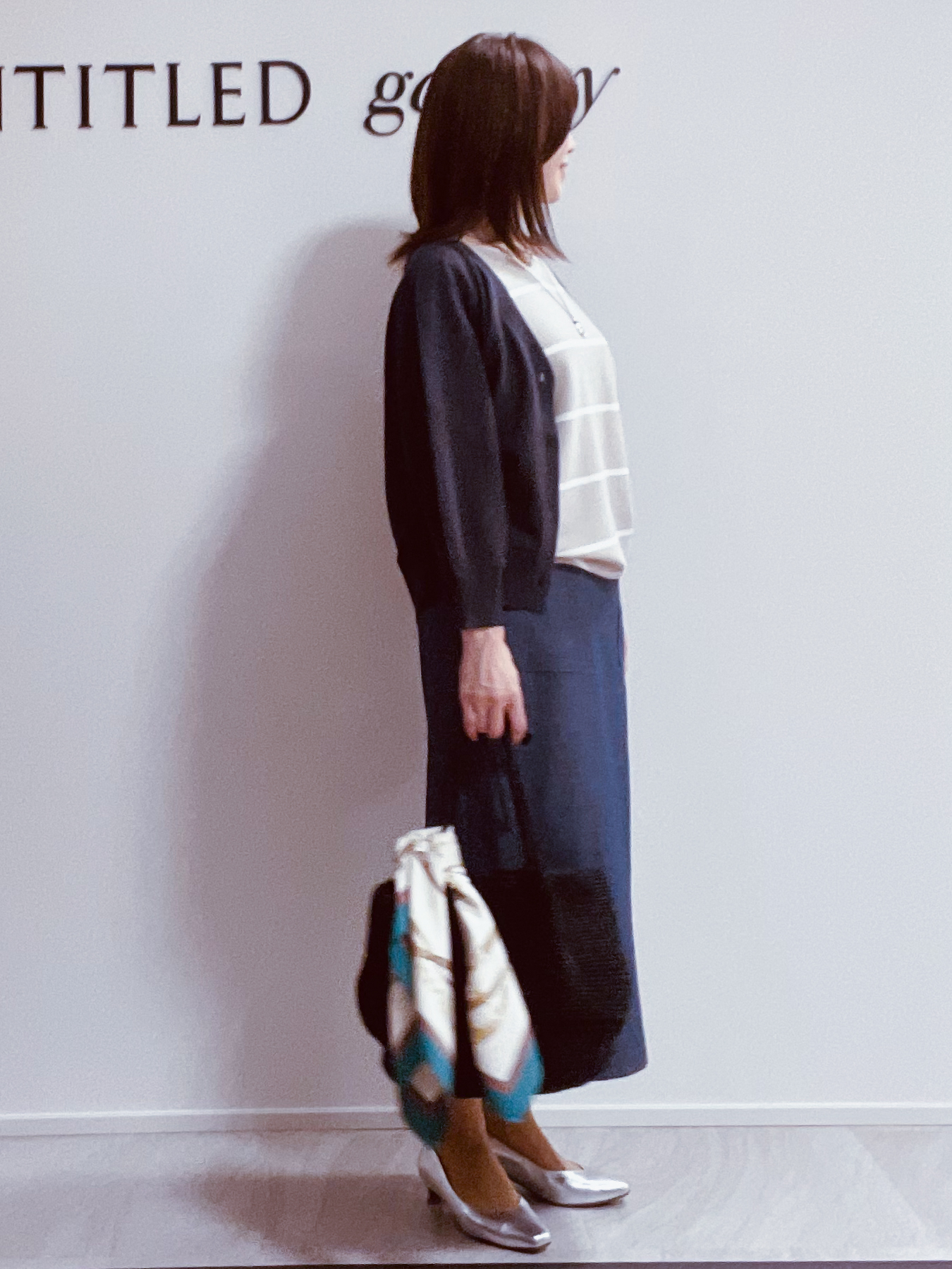 めいさんの「UNTITLED｜【11色展開/体型カバー】前後2WAYフレンチスリーブニット」を使ったコーディネート