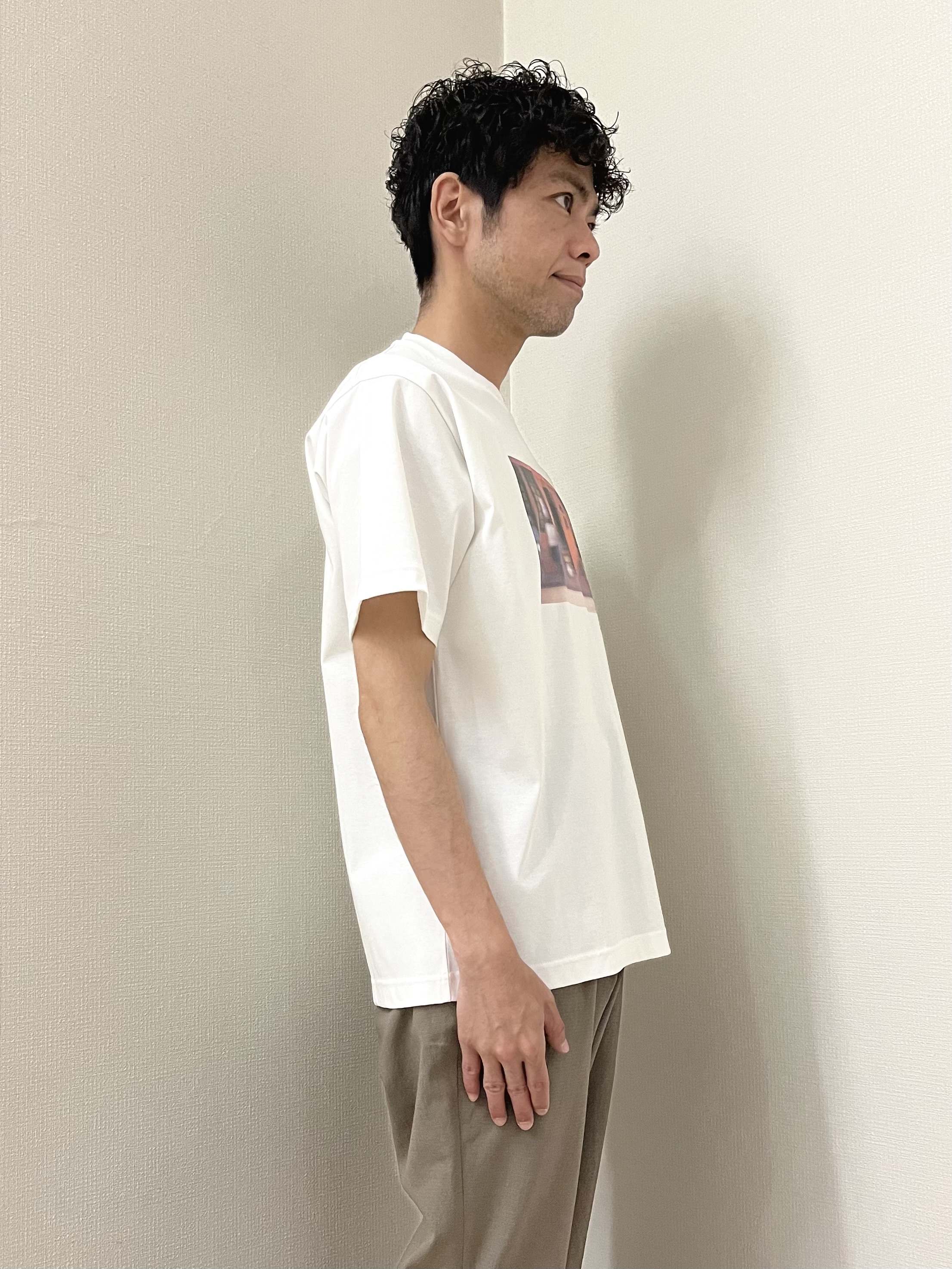 URAさんの「TAKEO KIKUCHI｜【BOWLER HAT LABEL】ボーラーハットウォーカー刺繍 半袖デニムシャツ」を使ったコーディネート